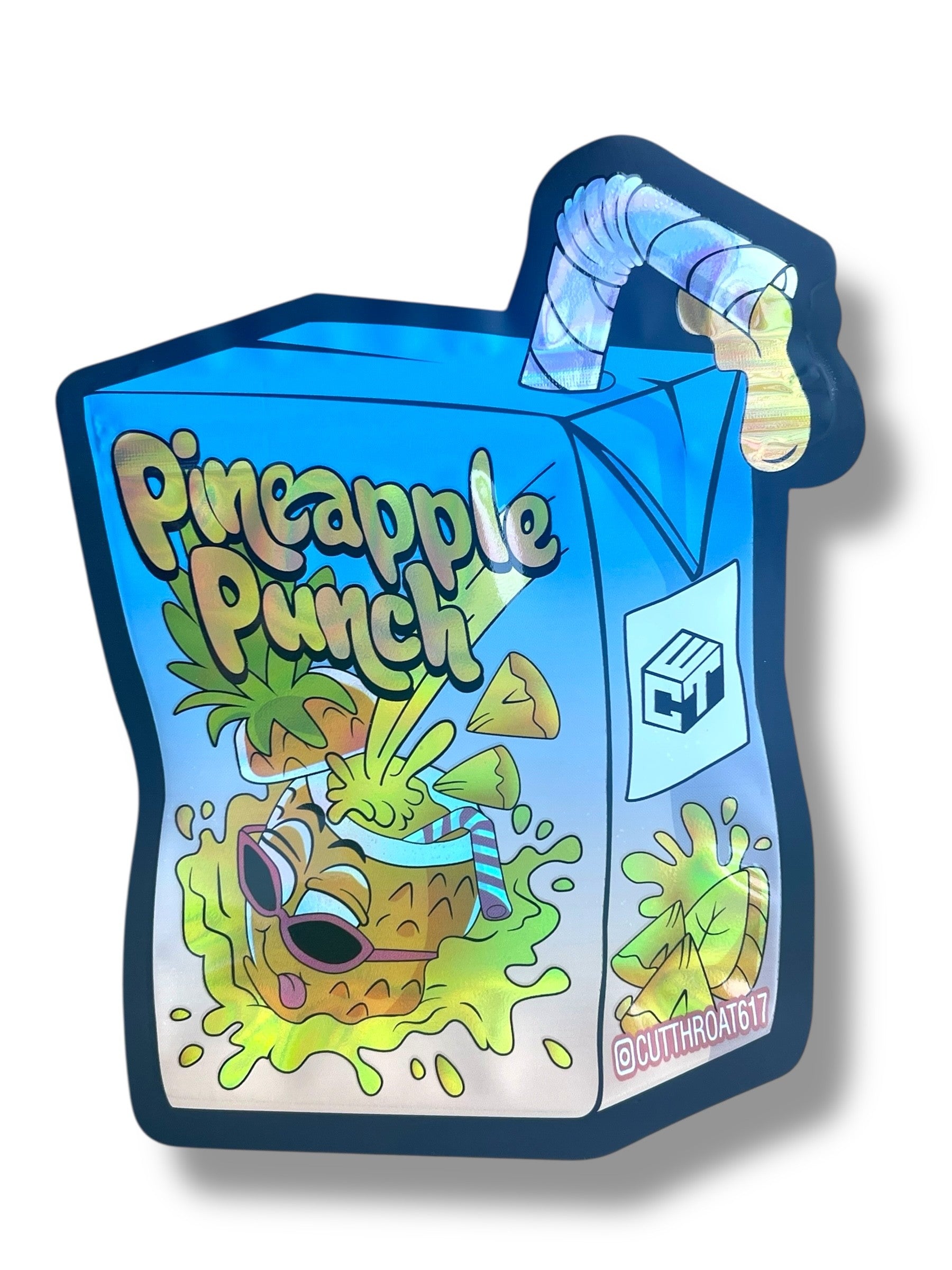 Pineapple Punch 3.5g Mylar Bag- Packaging Only Juice box