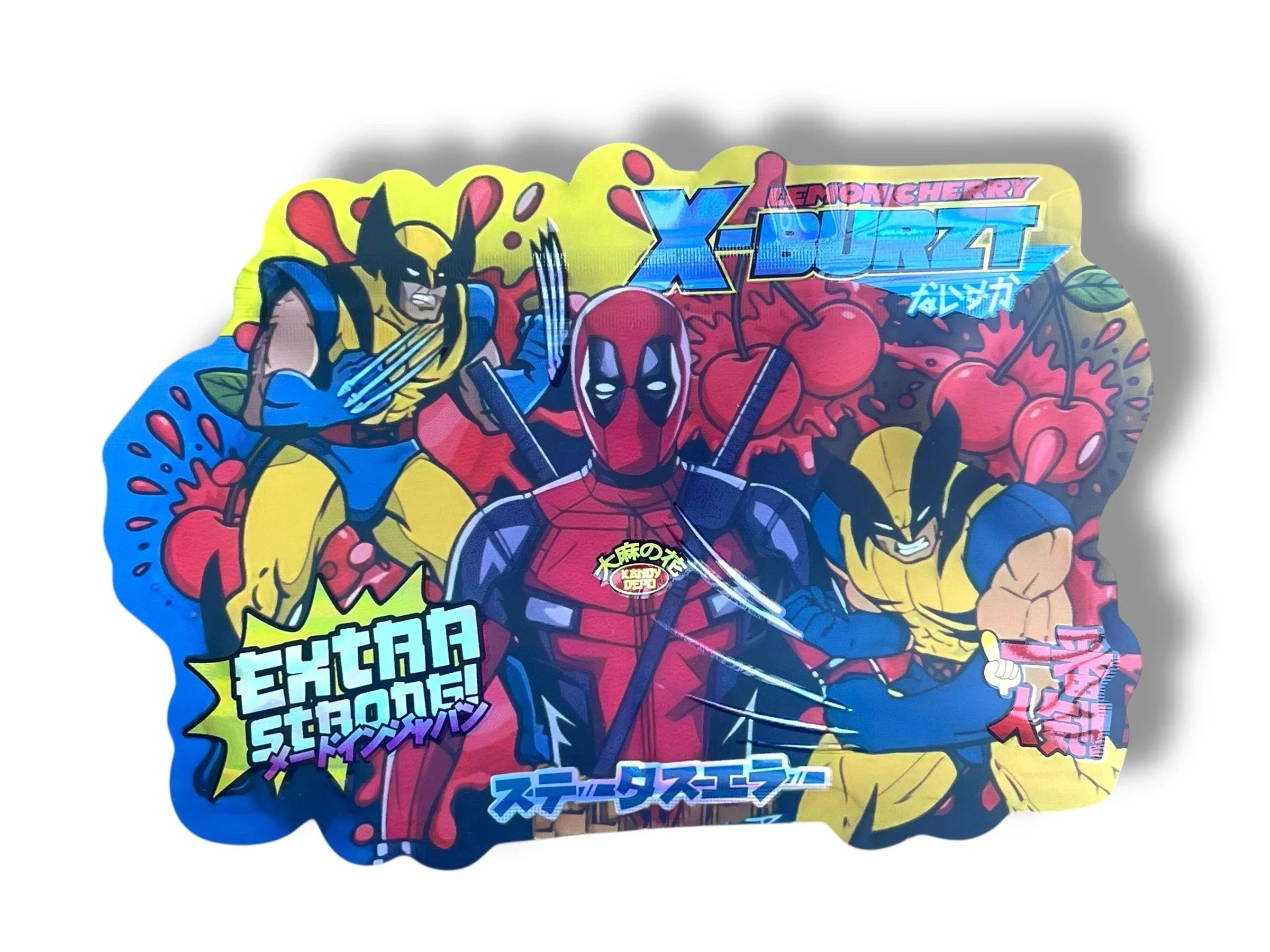 Kandy Depo X Burzt Lemon Cherry 3.5g Mylar Bag- Packaging Only - Black Unicorn Hub