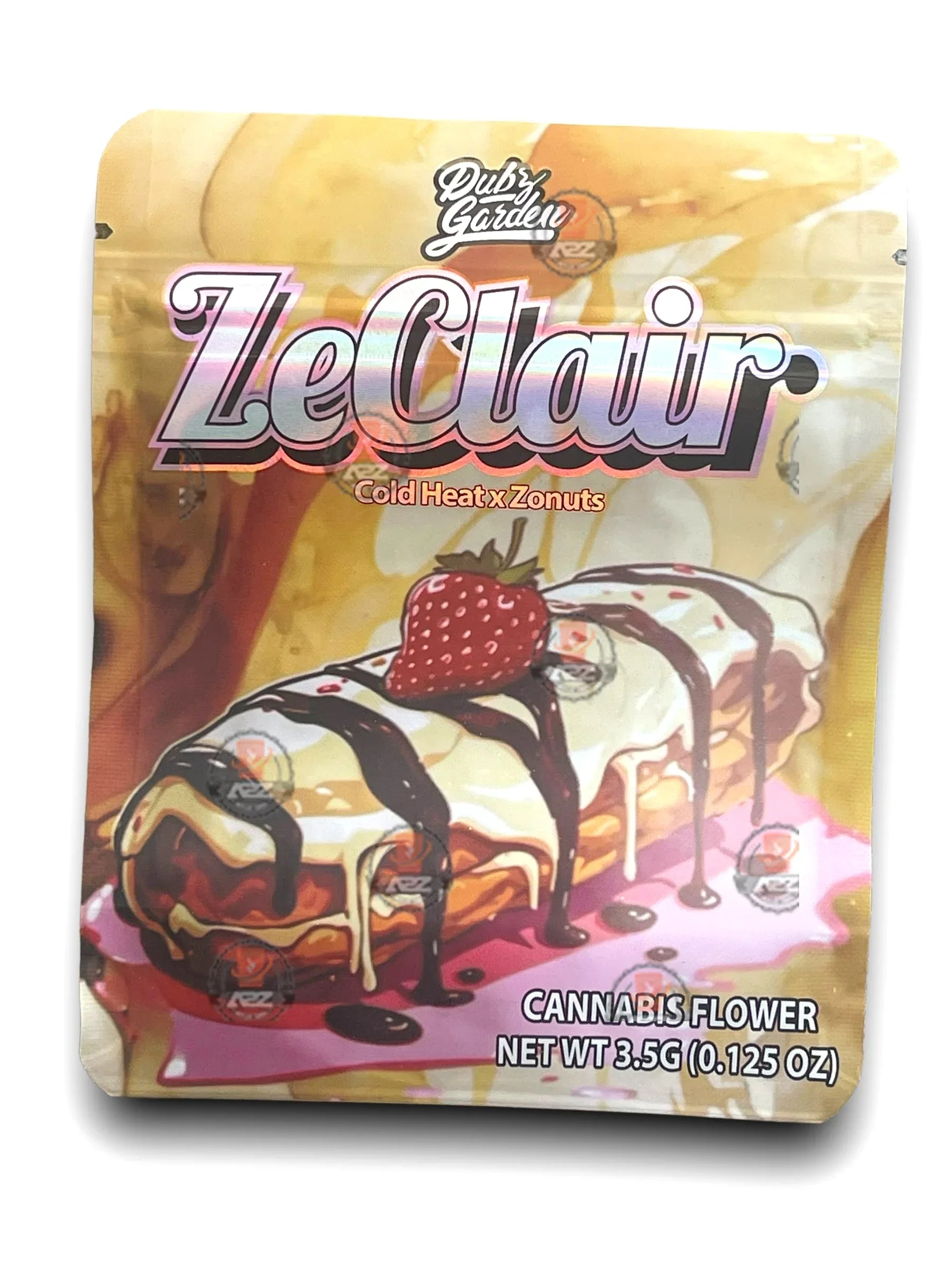 Ze Clair 3.5g Mylar Bags Holographic Dubz Garden - Black Unicorn Hub