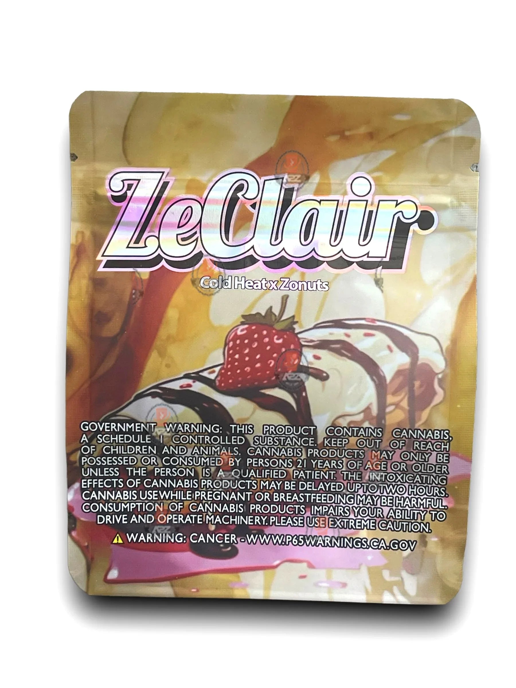 Ze Clair 3.5g Mylar Bags Holographic Dubz Garden - Black Unicorn Hub