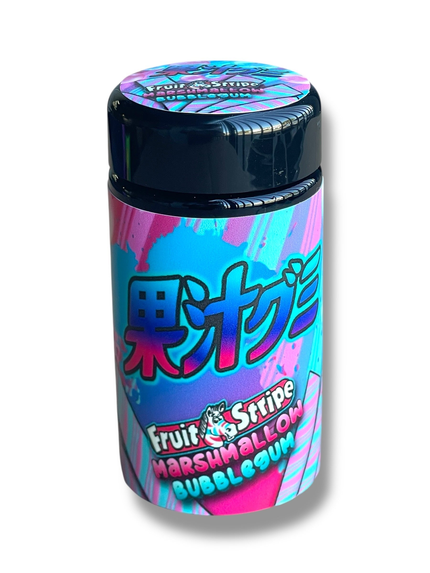 100 ML Black UV Miron glass jars 3.5g-7g Fruit Stripe Marshmallow Bubble Gum