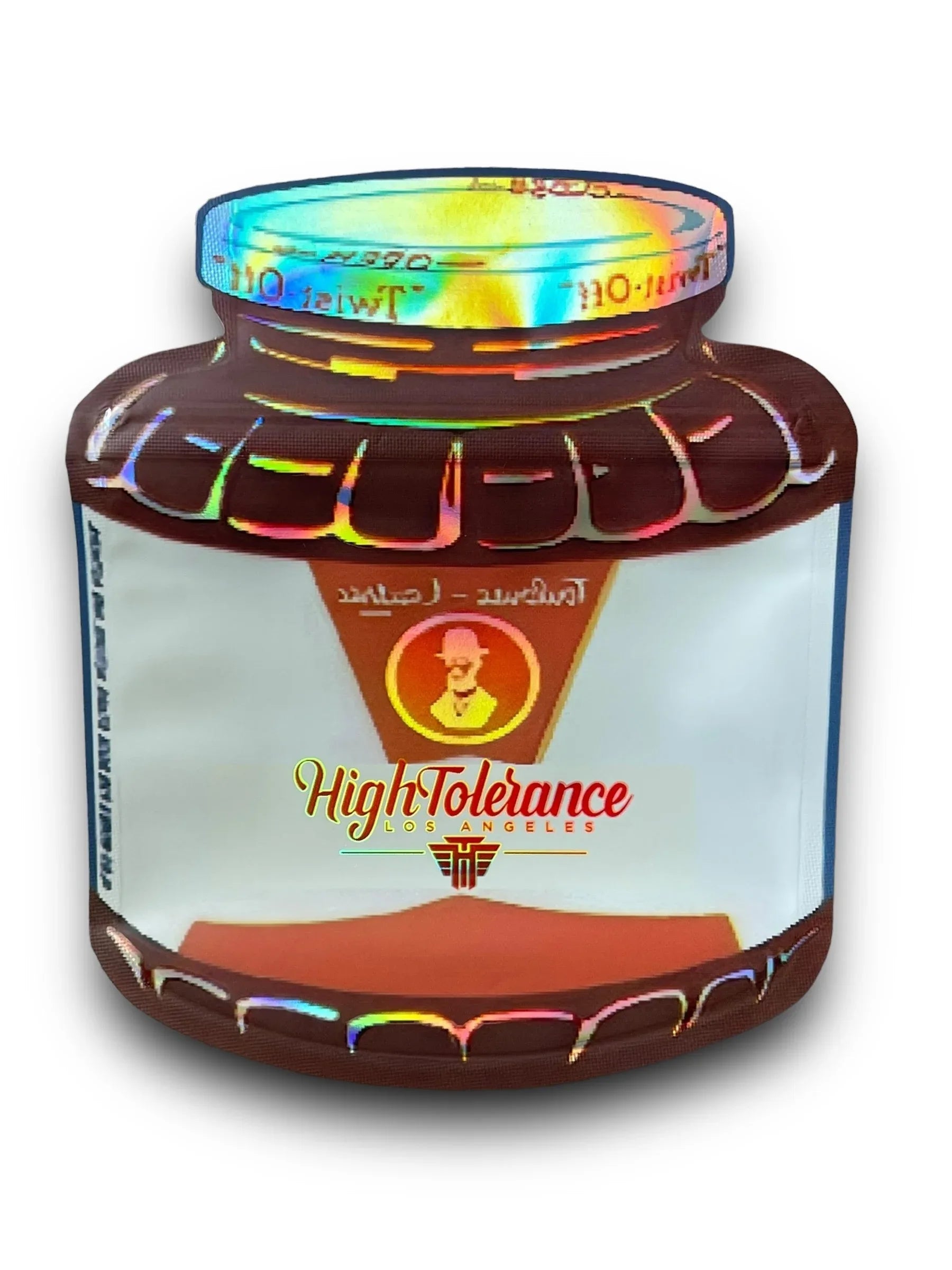 High Tolerance Twist Off 3.5G Mylar Bags Holographic - Black Unicorn Hub