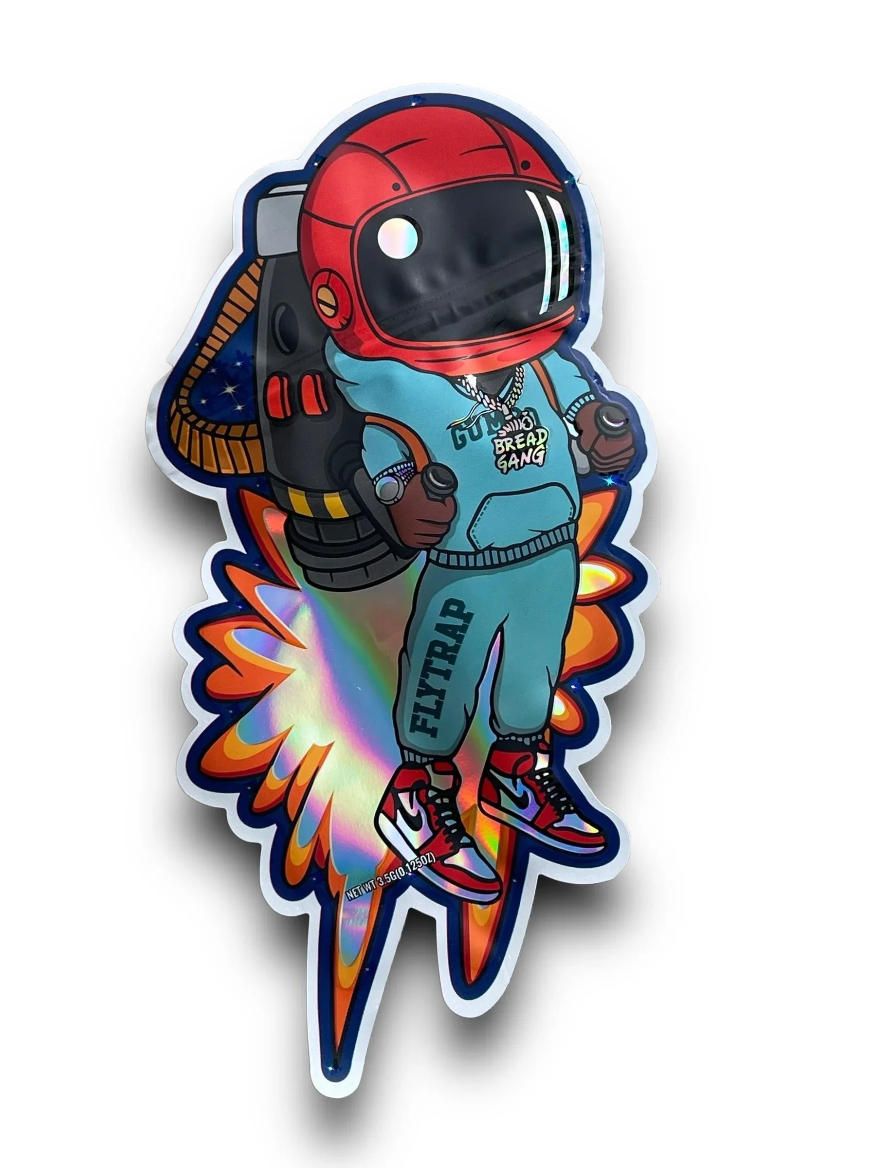 Gumbo Bread Gang Flytrap 3.5g Mylar Bag - Black Unicorn Hub