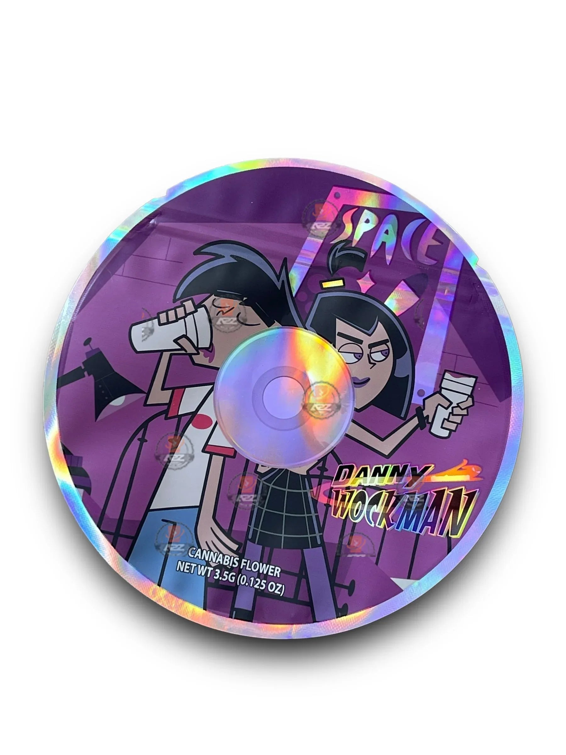 Danny Wockman Space 3.5G Mylar Bags Holographic - Black Unicorn Hub