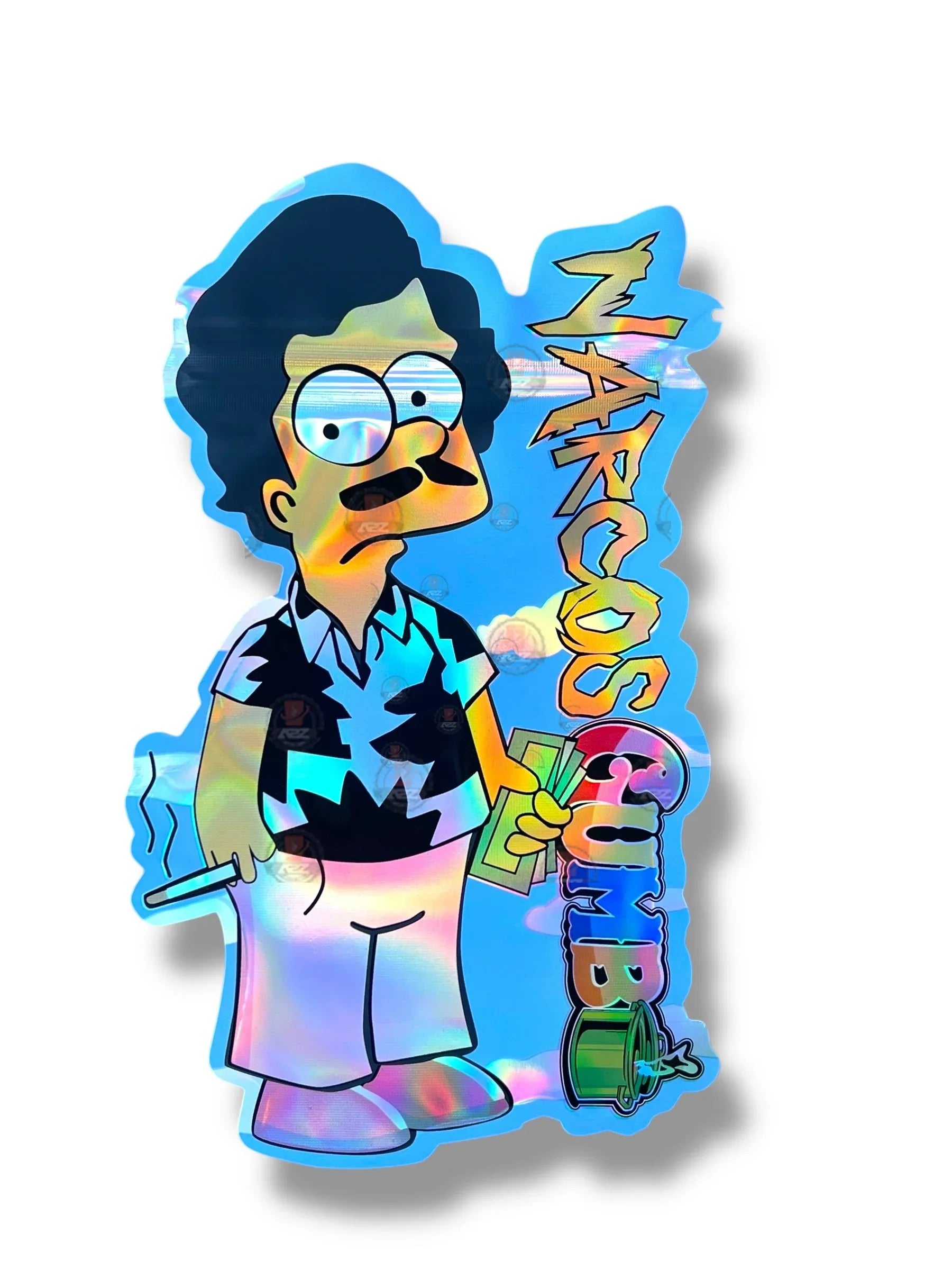 Gumbo Narcos Bag 3.5g shape bag Fly trap - Black Unicorn Hub