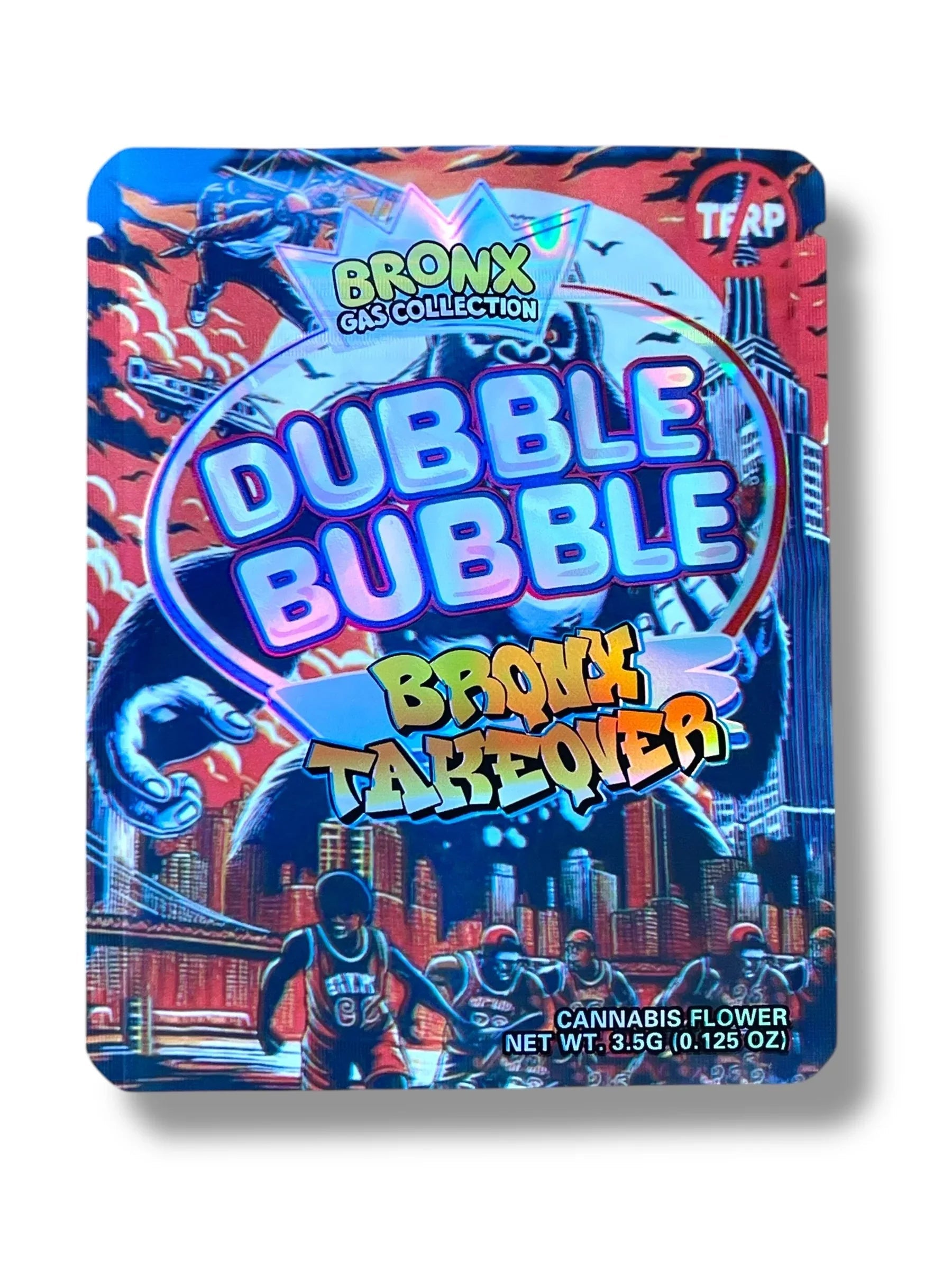 Bronx Takeover Dubble Bubble Mylar Bag 3.5g - Black Unicorn Hub
