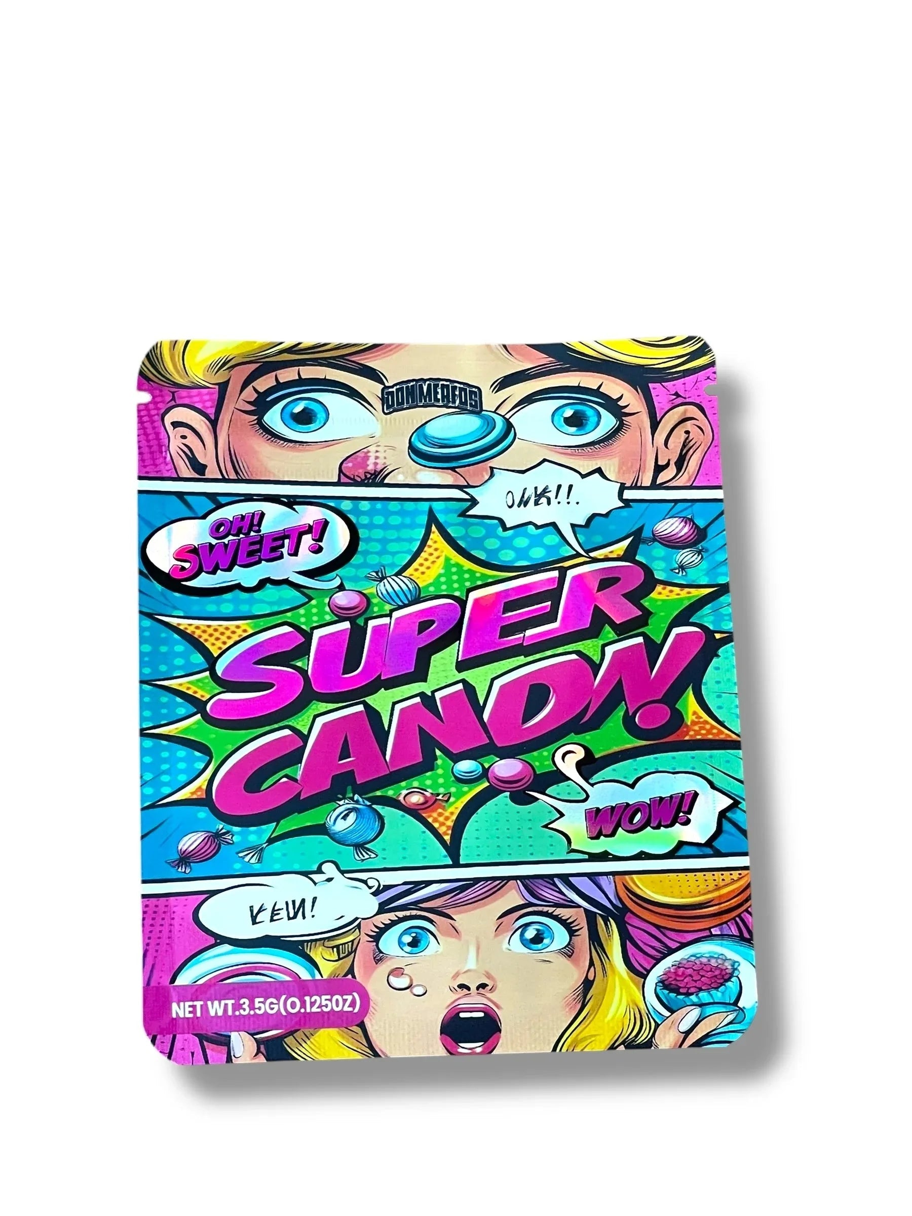 Don Merfos Super Candy 3D Box and Bags 3.5g Box Packaging Holographic - Black Unicorn Hub