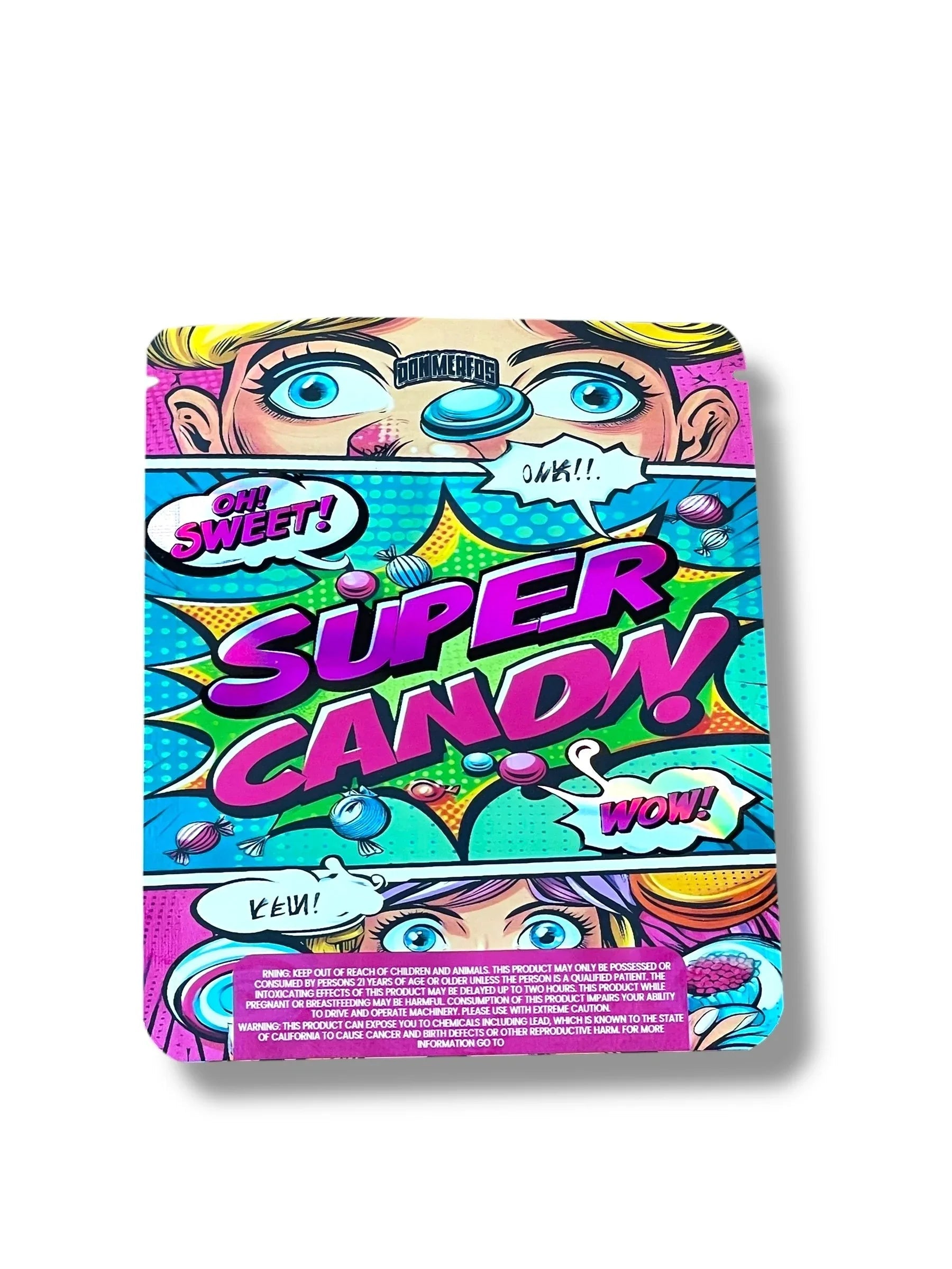 Don Merfos Super Candy 3D Box and Bags 3.5g Box Packaging Holographic - Black Unicorn Hub