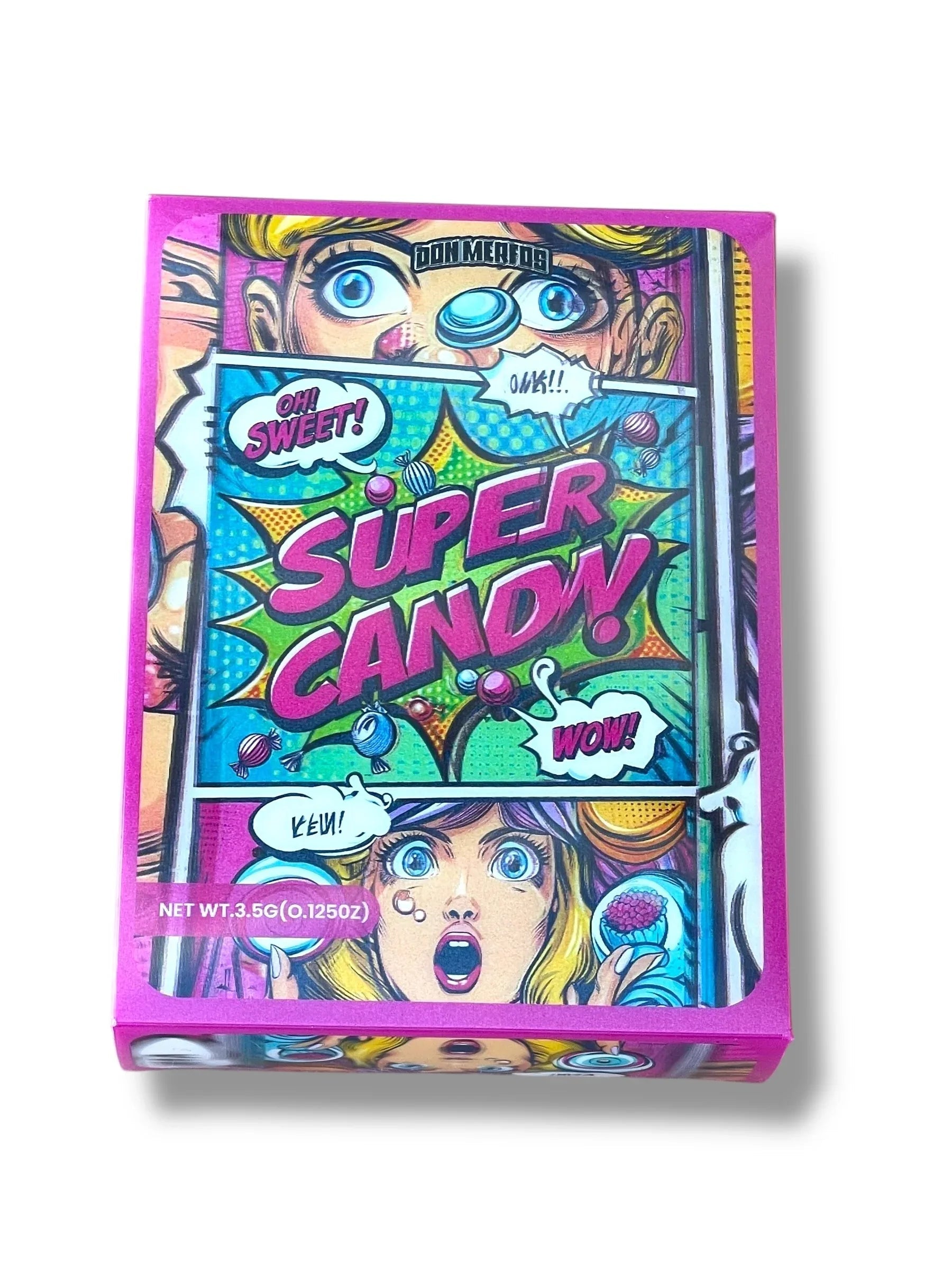 Don Merfos Super Candy 3D Box and Bags 3.5g Box Packaging Holographic - Black Unicorn Hub