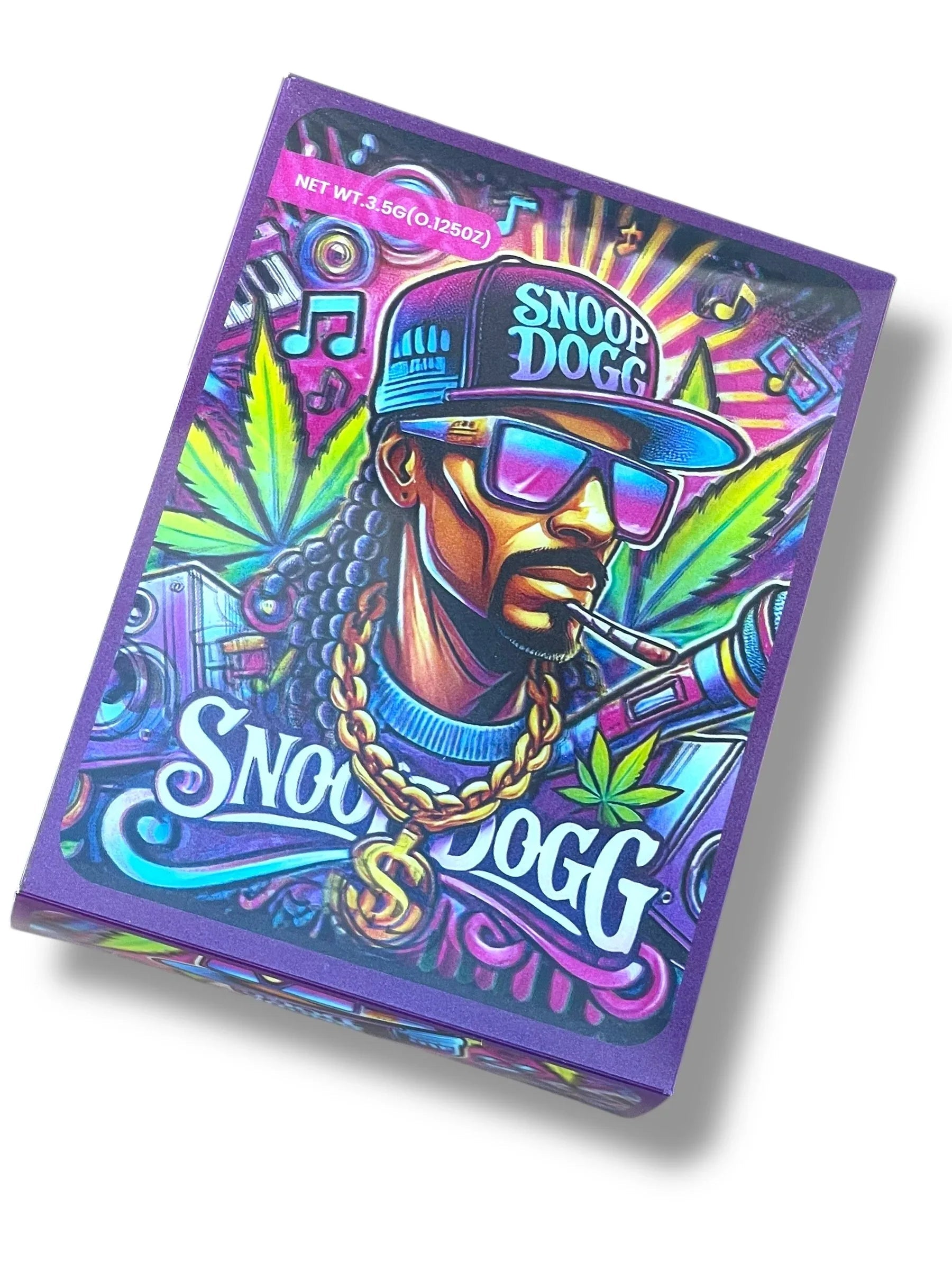 Snoop Dogg 3D Box and Bags 3.5g Box Packaging Holographic - Black Unicorn Hub