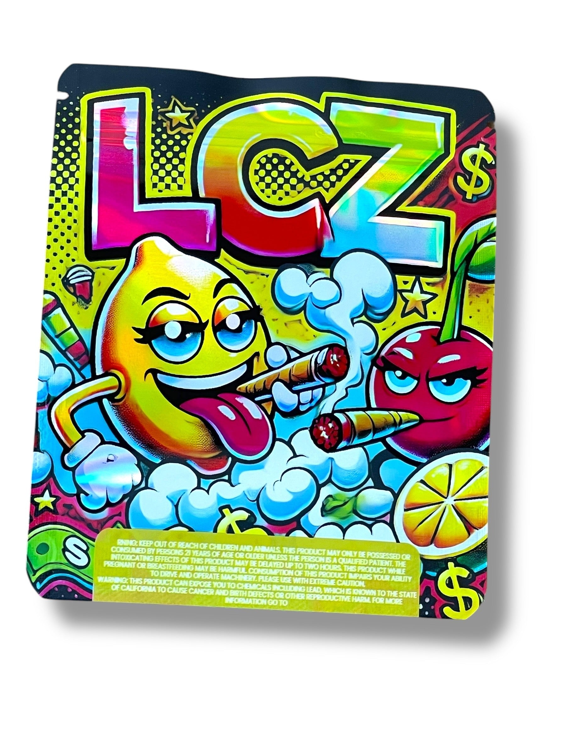 Lemon Cherry LCZ 3D Box and Bags 3.5g Box Packaging Holographic