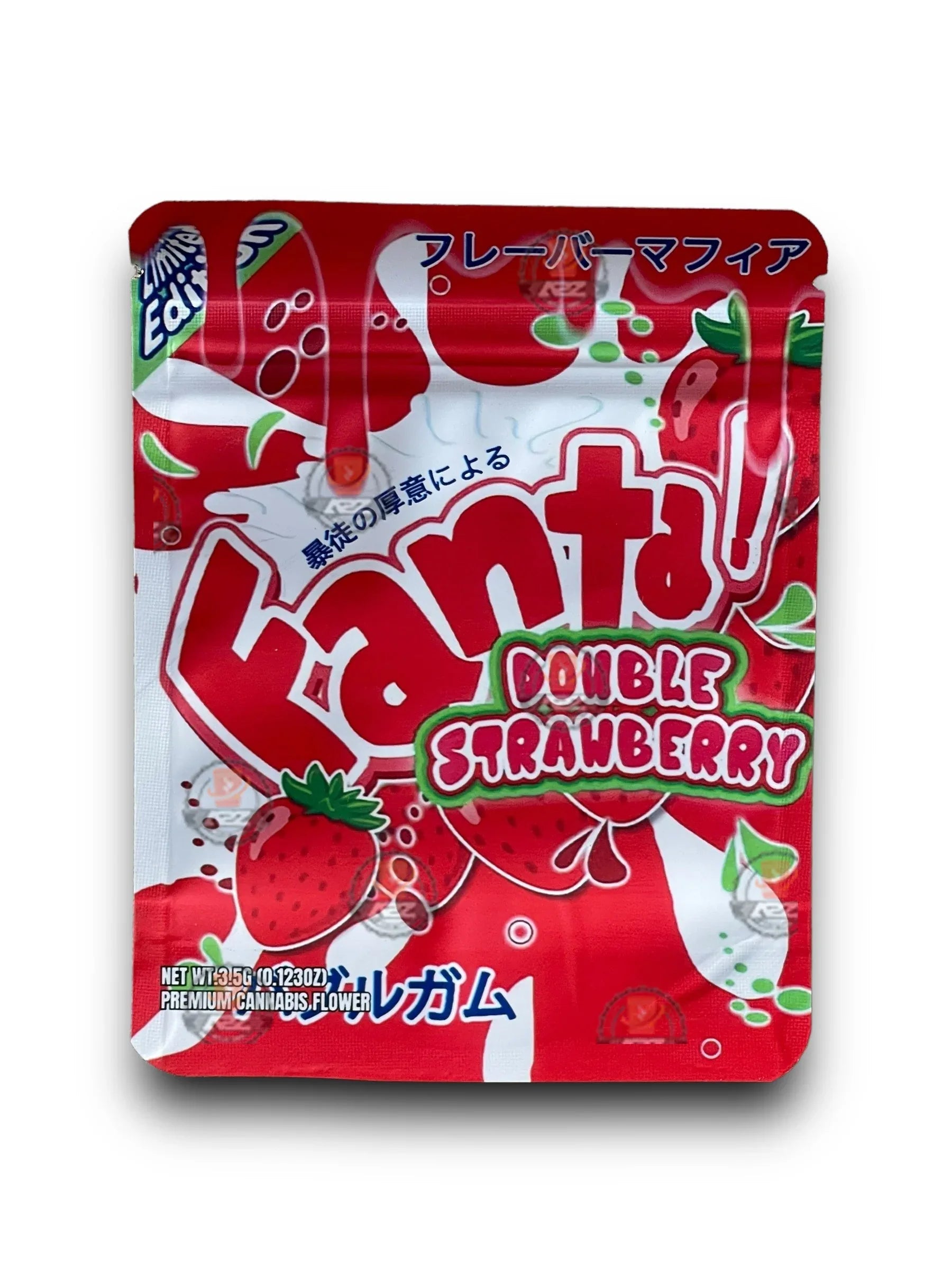Fanta Double Strawberry 3.5G Mylar Bags - Black Unicorn Hub