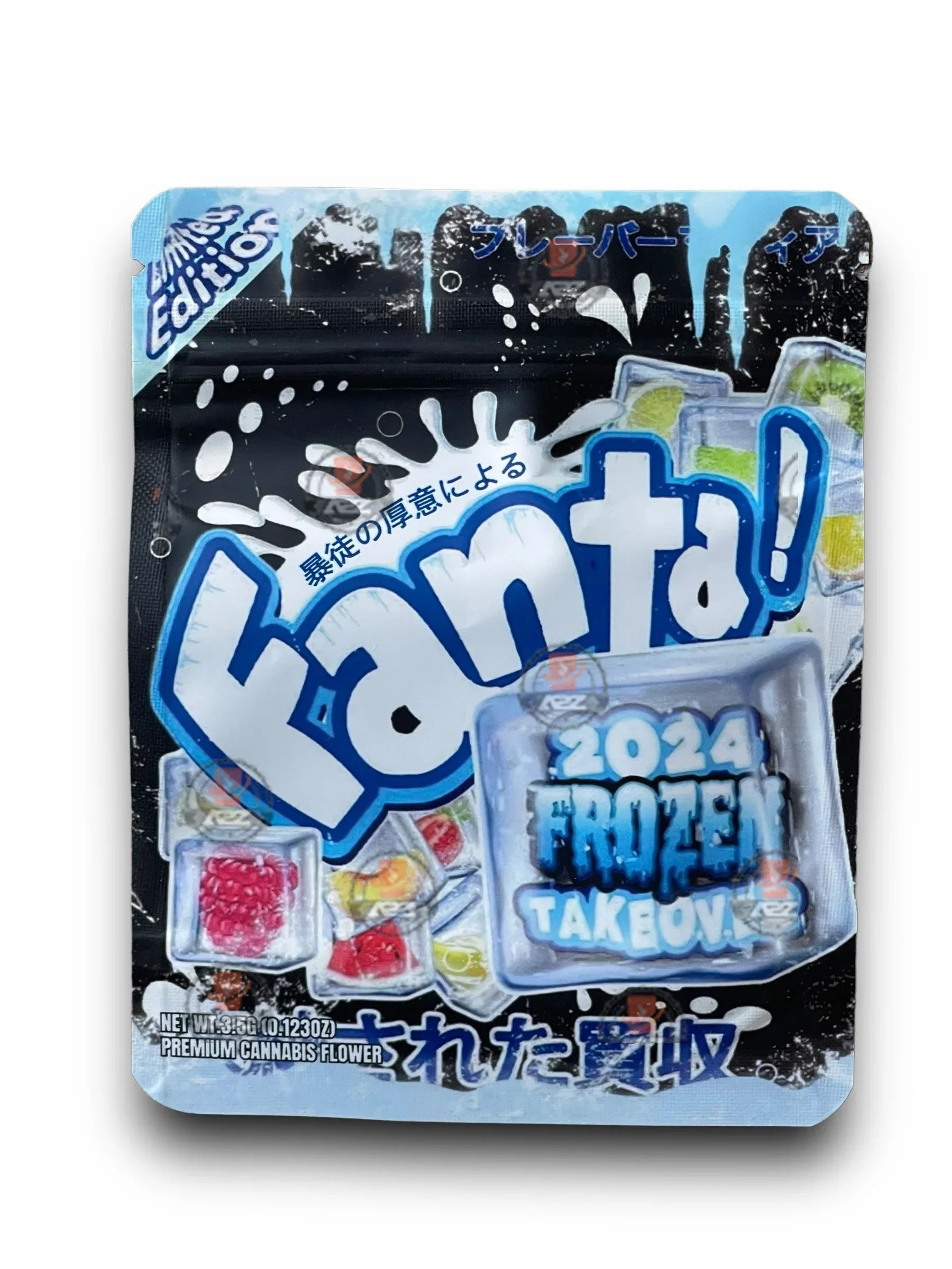 Fanta 2024 Frozen Takeover 3.5G Mylar Bags - Black Unicorn Hub