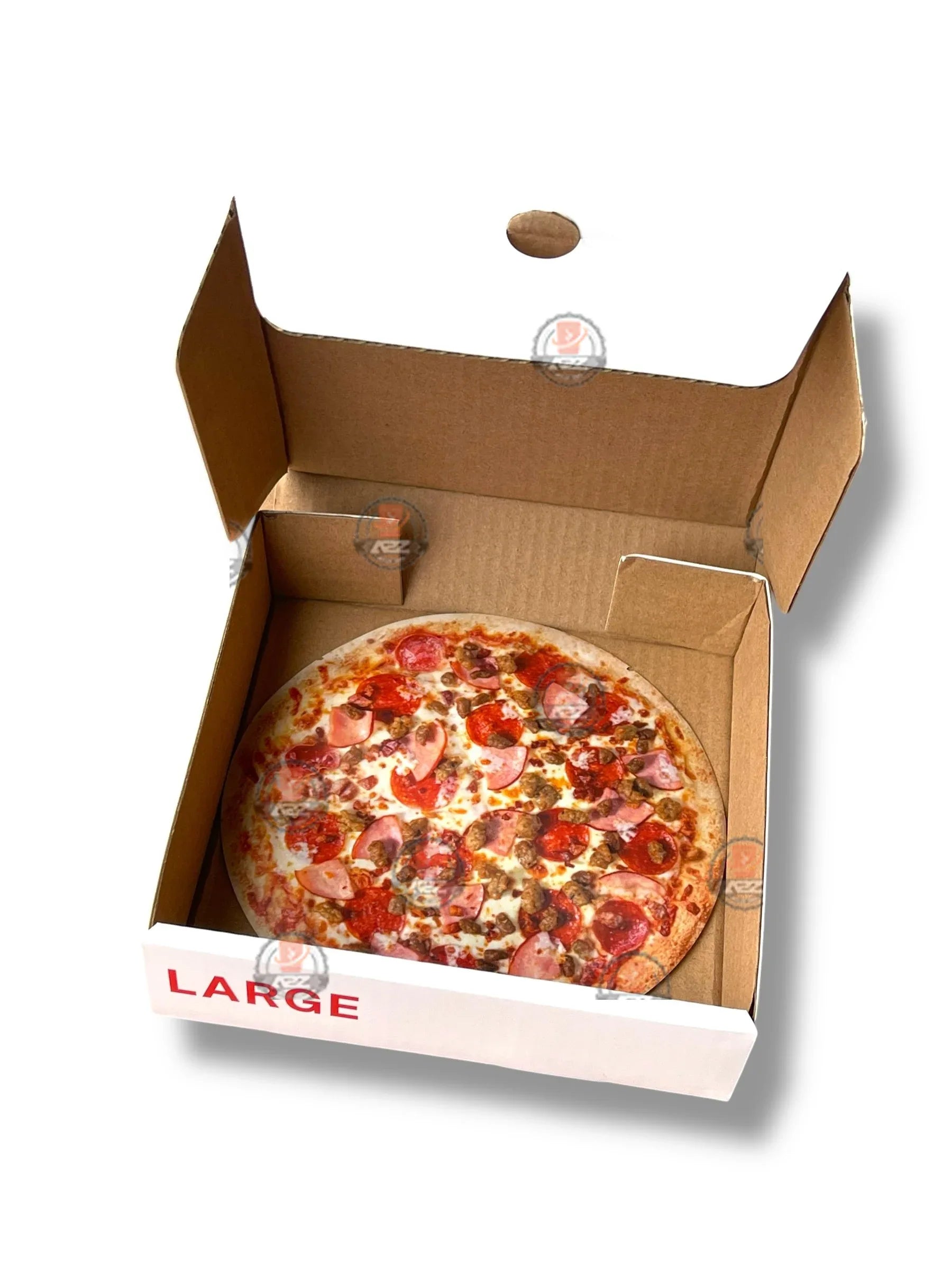 Zaminos Pizza Box Mylar Bags with Boxes 3.5g Box Packaging - Black Unicorn Hub