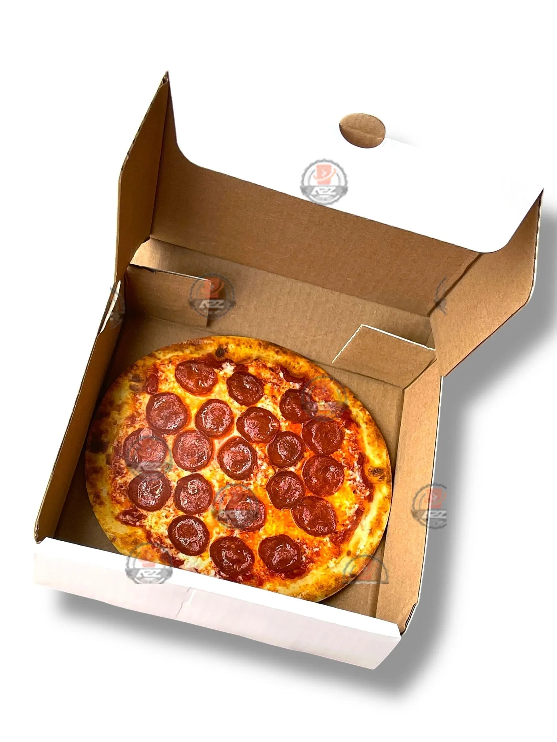 Little Zasars Pizza Box Mylar Bags with Boxes 3.5g Box Packaging - Black Unicorn Hub