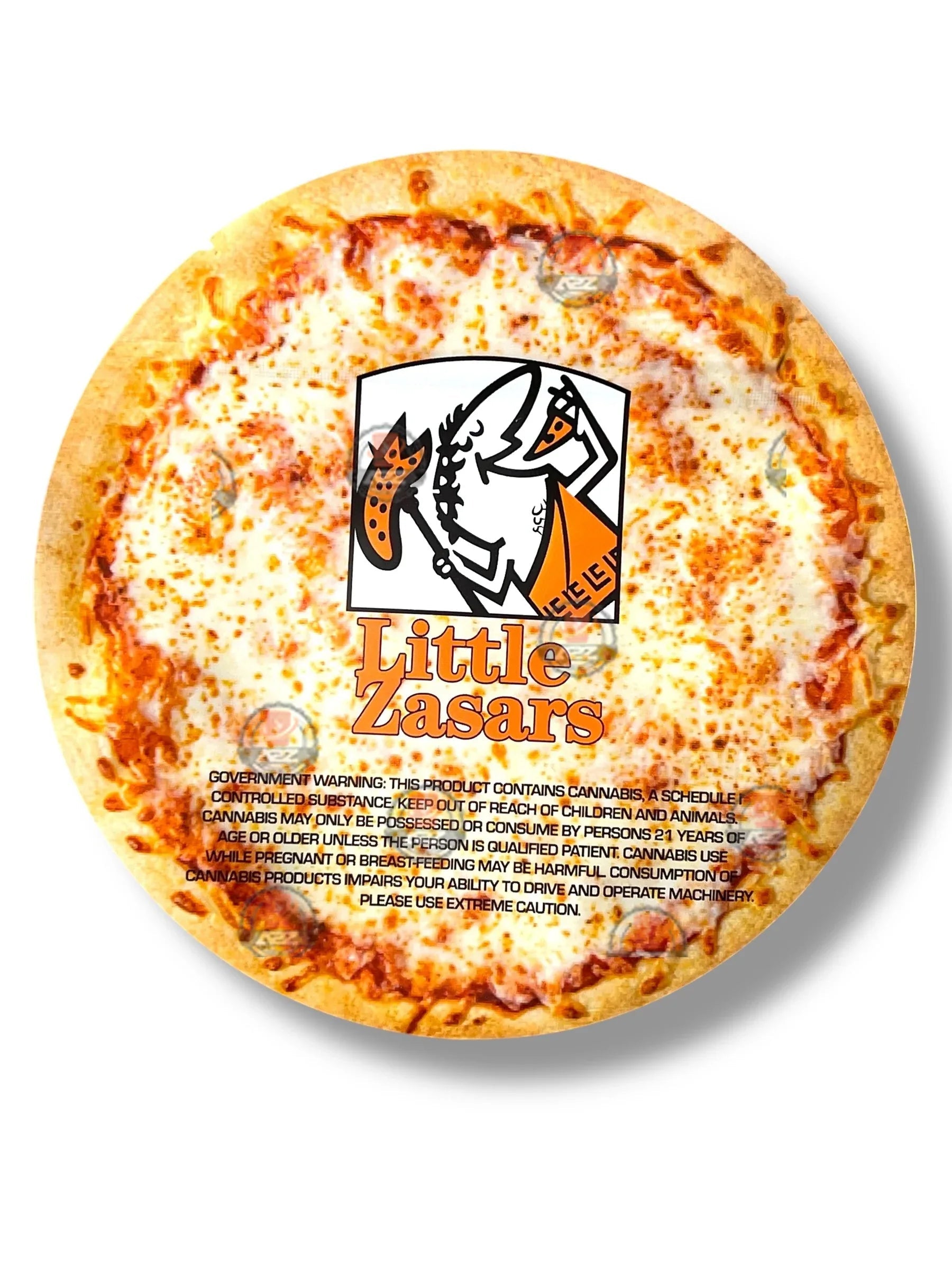 Little Zasars Pizza Box Mylar Bags with Boxes 3.5g Box Packaging - Black Unicorn Hub