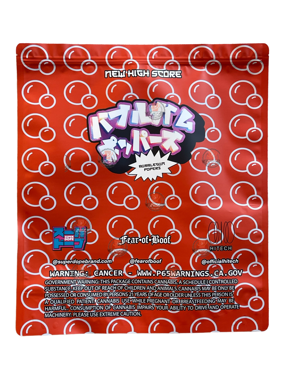 Bubblegum Popperz By Superdope  (Large) 1LBS - 16OZ (454g)