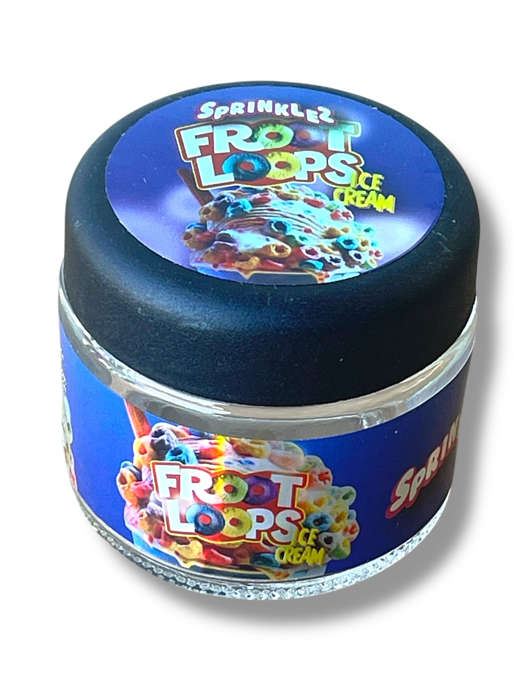 Sprinklez Ice Cream 3.5g Glass Jars with Holographic Stickers