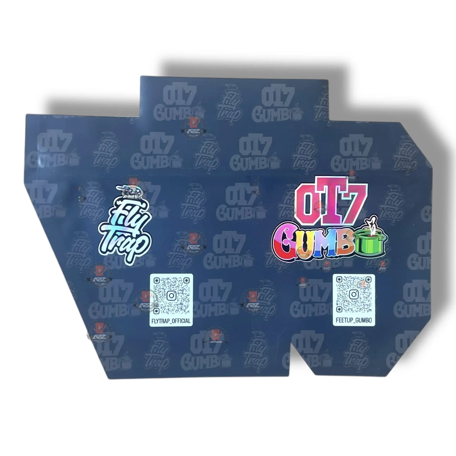 0T7 Gumbo Bag 3.5g shape bag Fly trap - Black Unicorn Hub