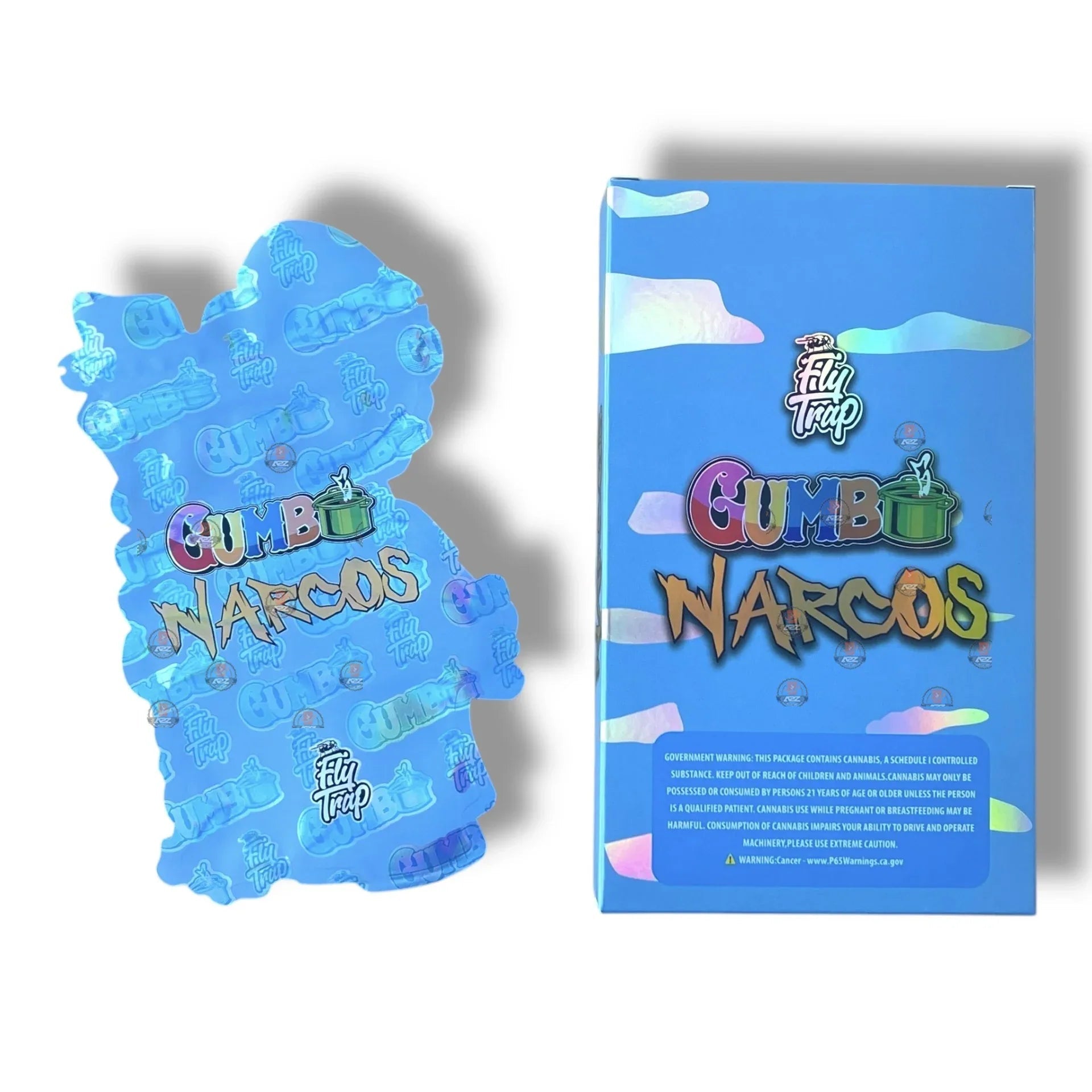 Narcos Gumbo Mylar Bags with Boxes 3.5g Box Packaging - Black Unicorn Hub