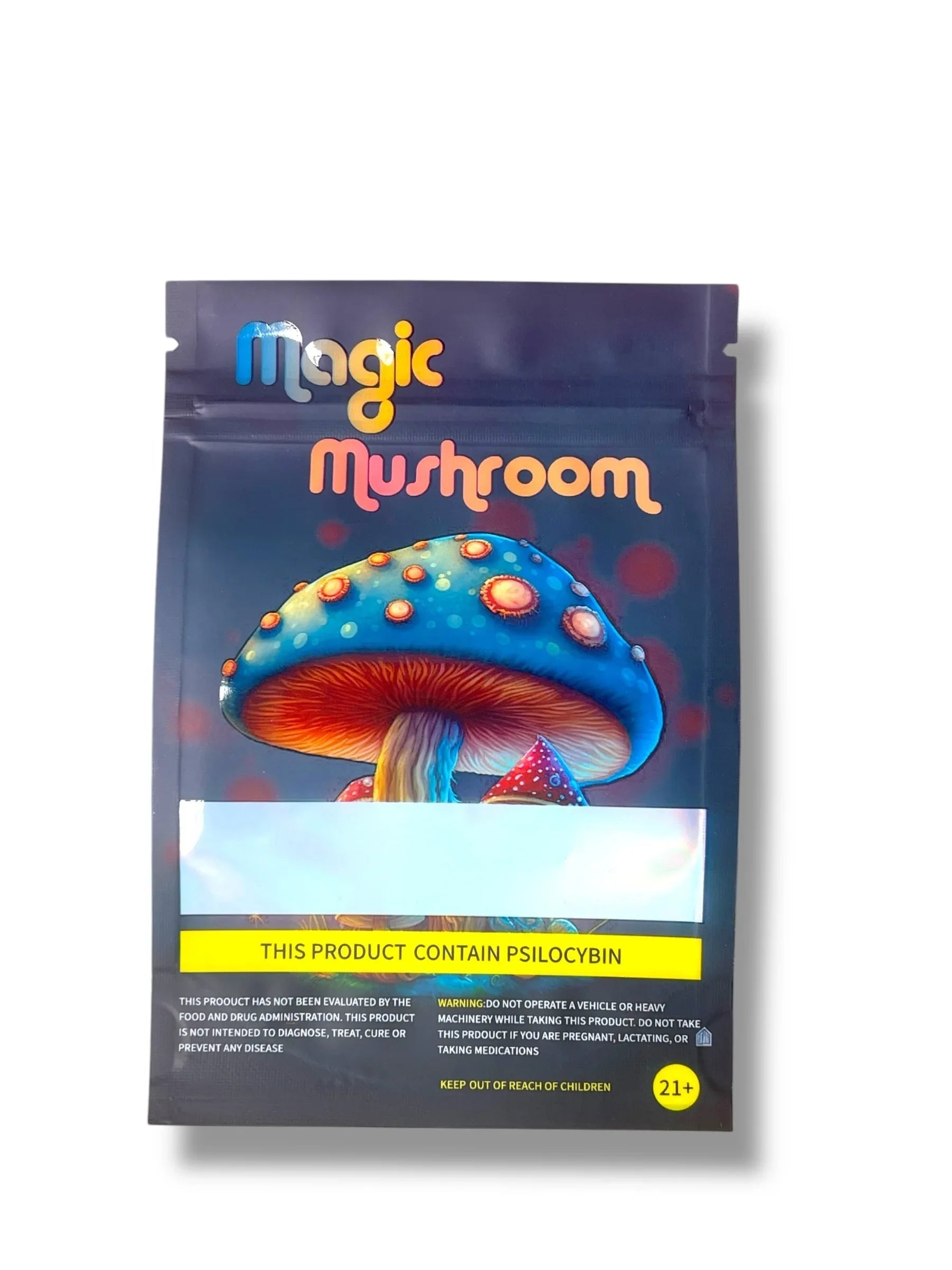 Magic Mushroom Mylar bags Empty Packaging #6 - Black Unicorn Hub