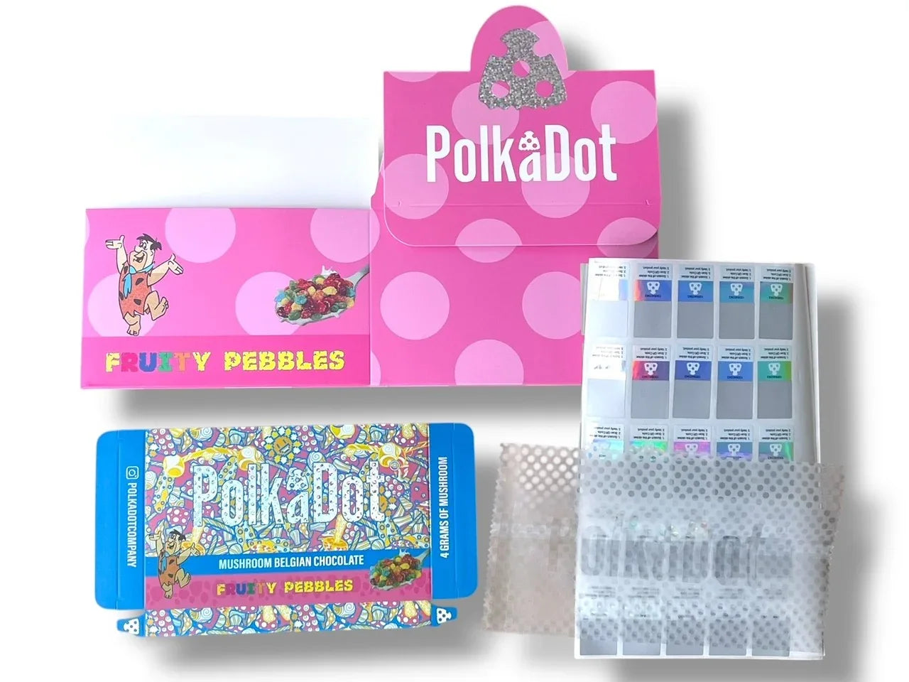 Polkadot Packaging Fruity Pebbles (Master Box Included) Empty Packaging - Black Unicorn Hub