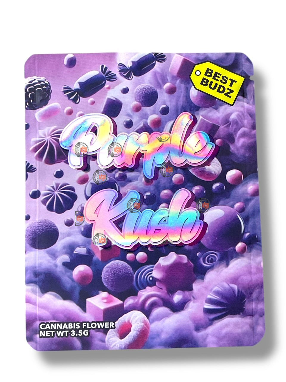 Purple Kush Best Budz Mylar Bag 3.5g