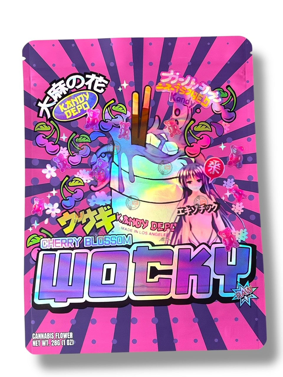 Wocky Kandy Depo 1OZ 28G Mylar Bag (50 Count)