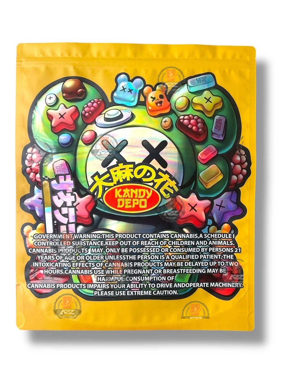 Kandy Depo Gummies Mylar Bag (Large) 1 LBS - 16OZ (454g)