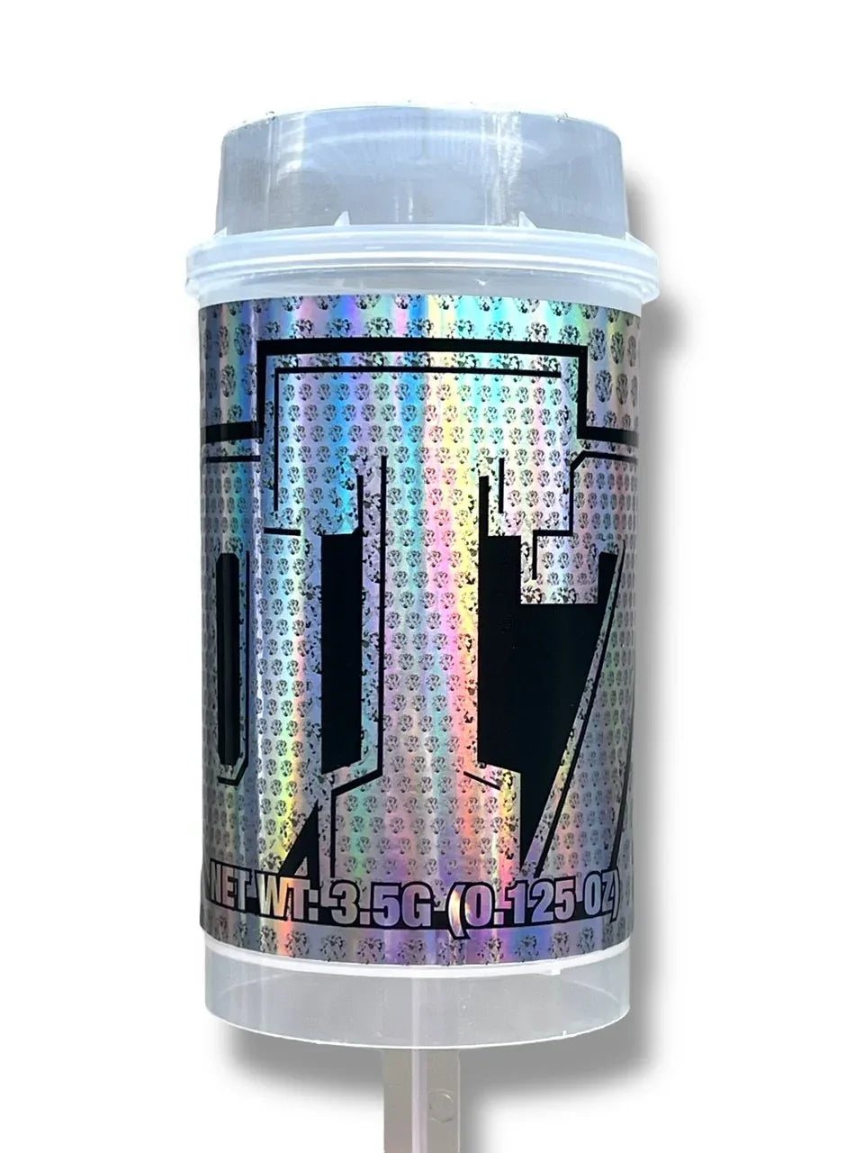 Push Pop Gumbo 0T7 3.5g Container Holographic sticker - Black Unicorn Hub