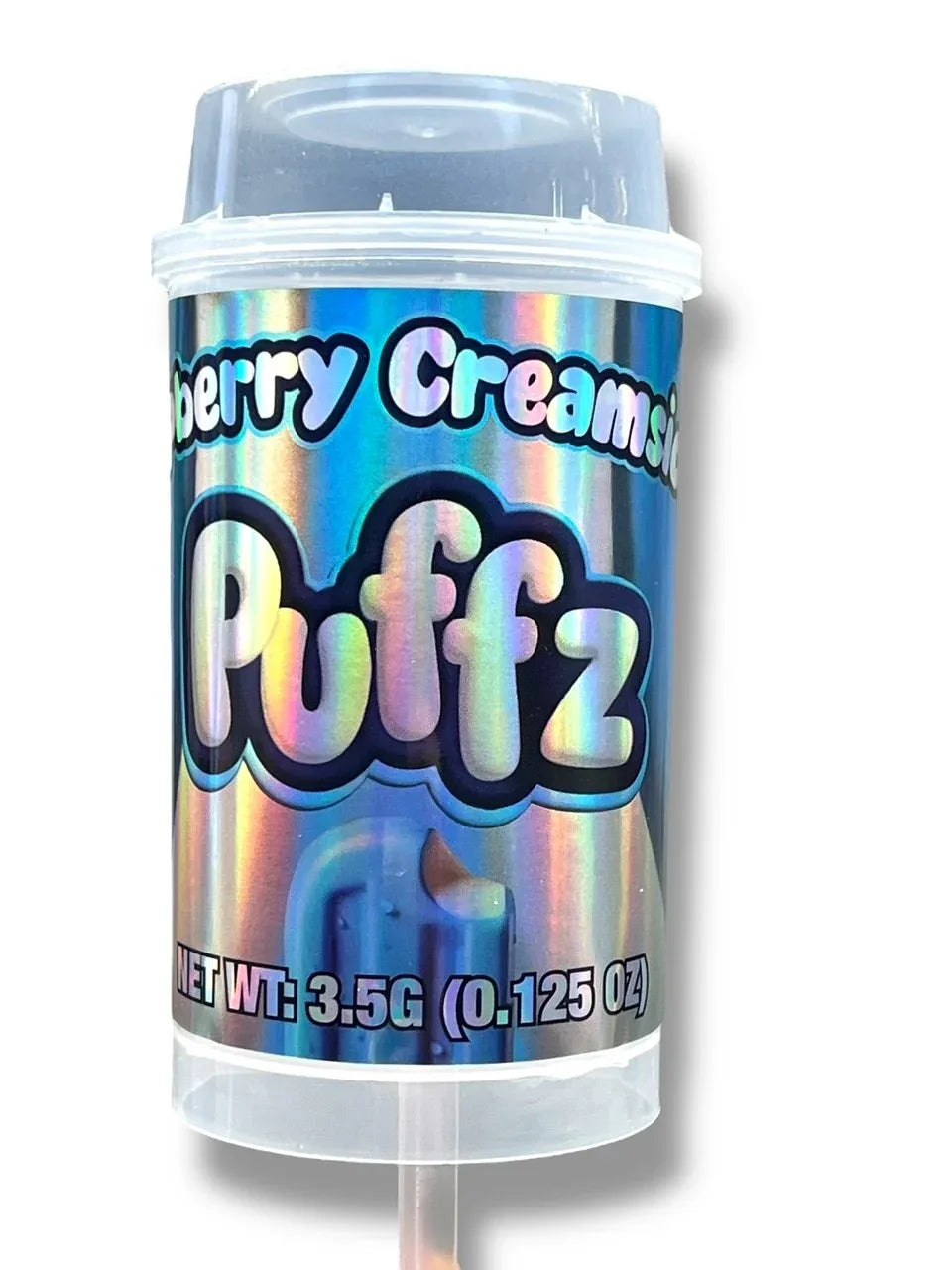 Push Pop Raspberry Creamsicle 3.5g Container Holographic sticker - Black Unicorn Hub