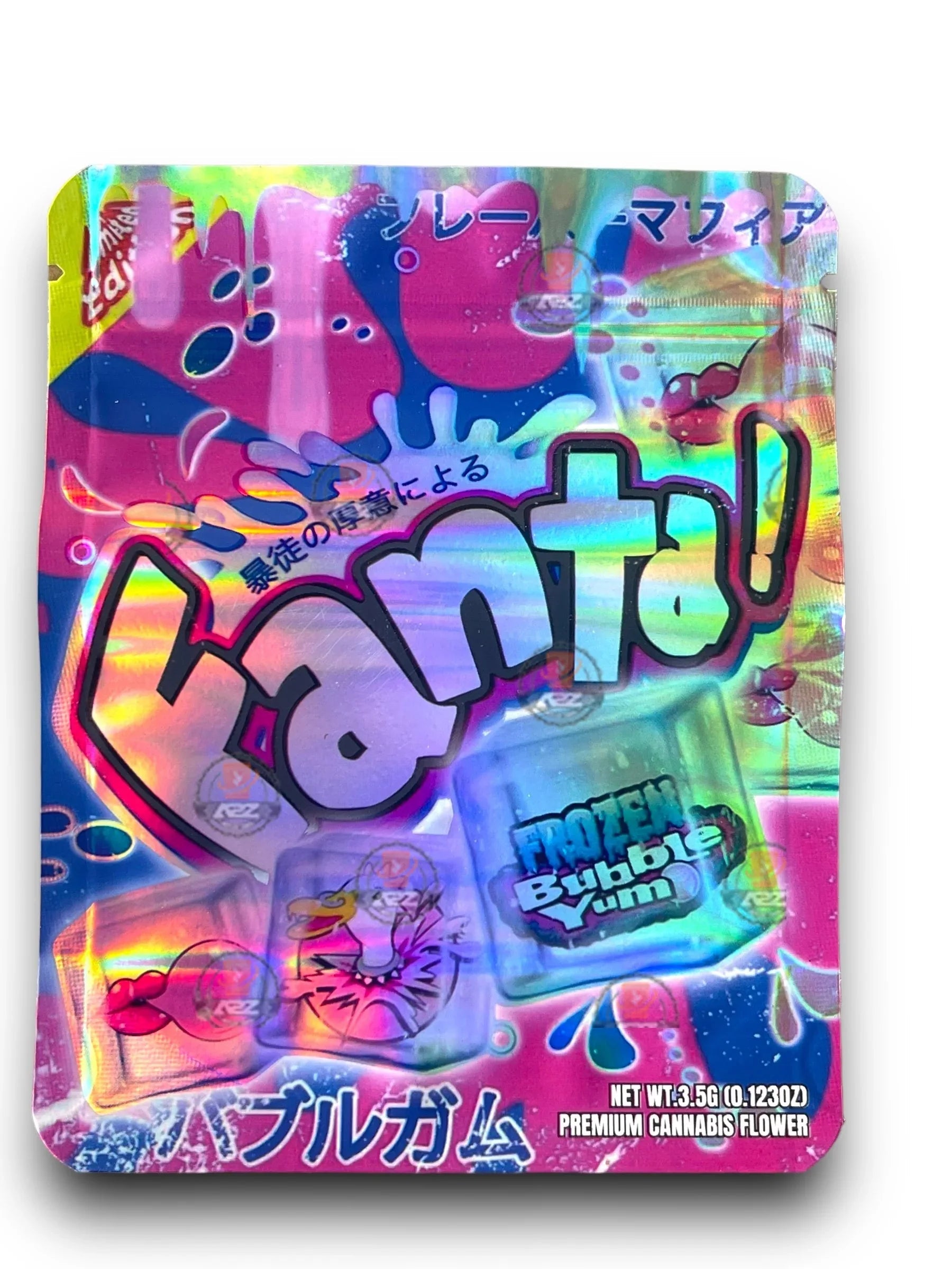 Fanta Frozen Bubble Yum 3.5G Mylar Bags Holographic - Black Unicorn Hub