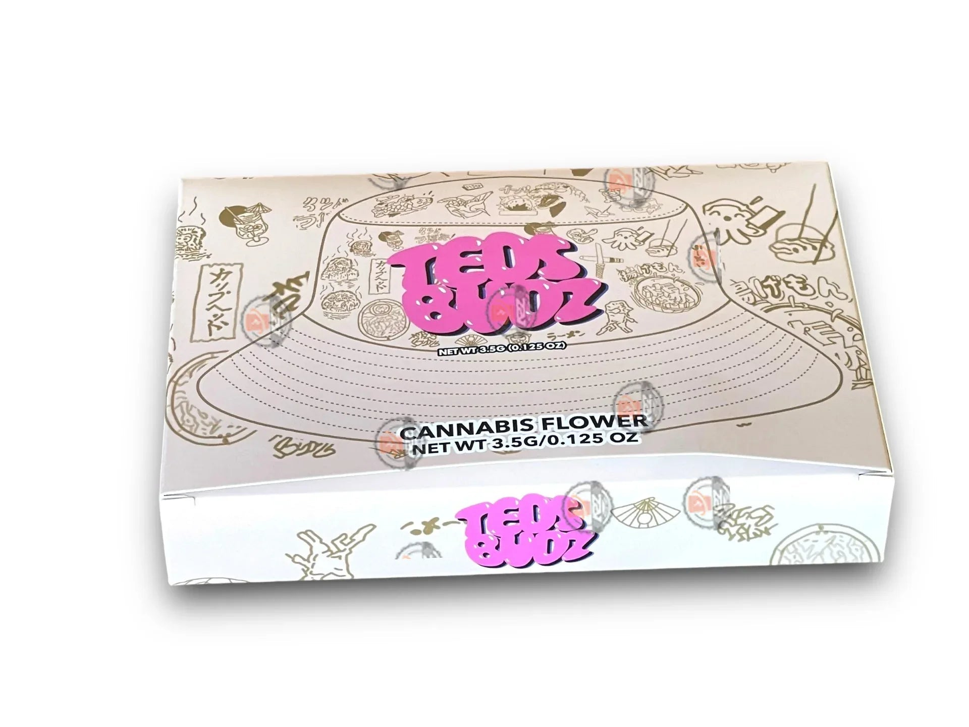 Teds Budz Lemon Zitz Mylar Bags with Boxes 3.5g Box Packaging Holographic - Black Unicorn Hub