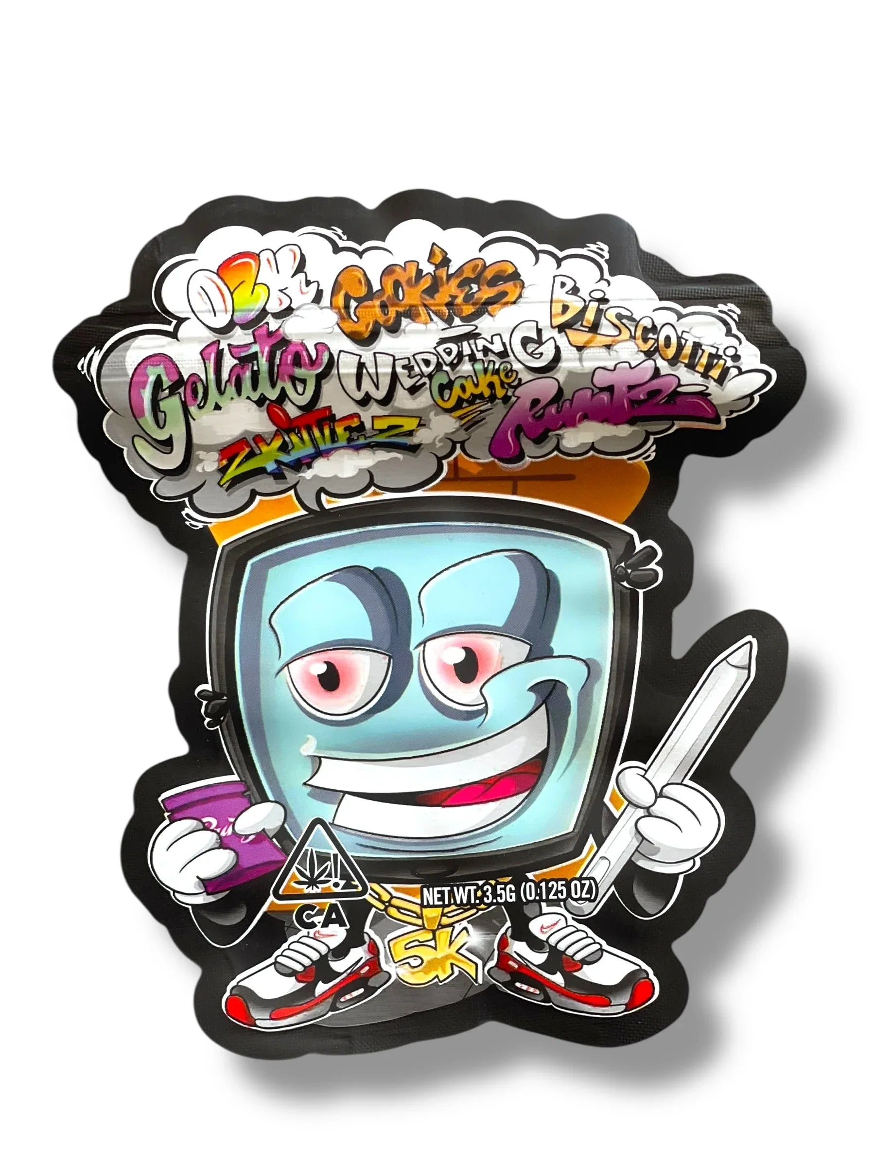 Gelato Cookies Biscotti Wedding Cake Skittlez Bag 3.5g shape bag - Black Unicorn Hub