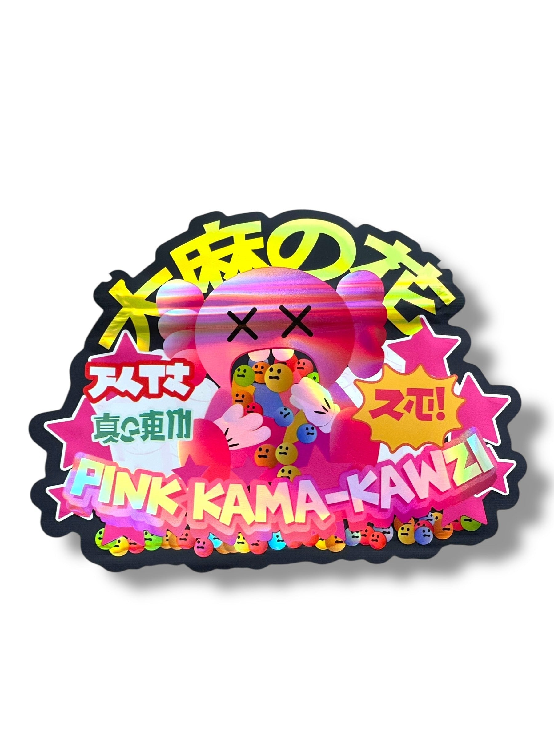 Kandy Depo Pink Kama Kawzi Mylar Bag 3.5g shape bag