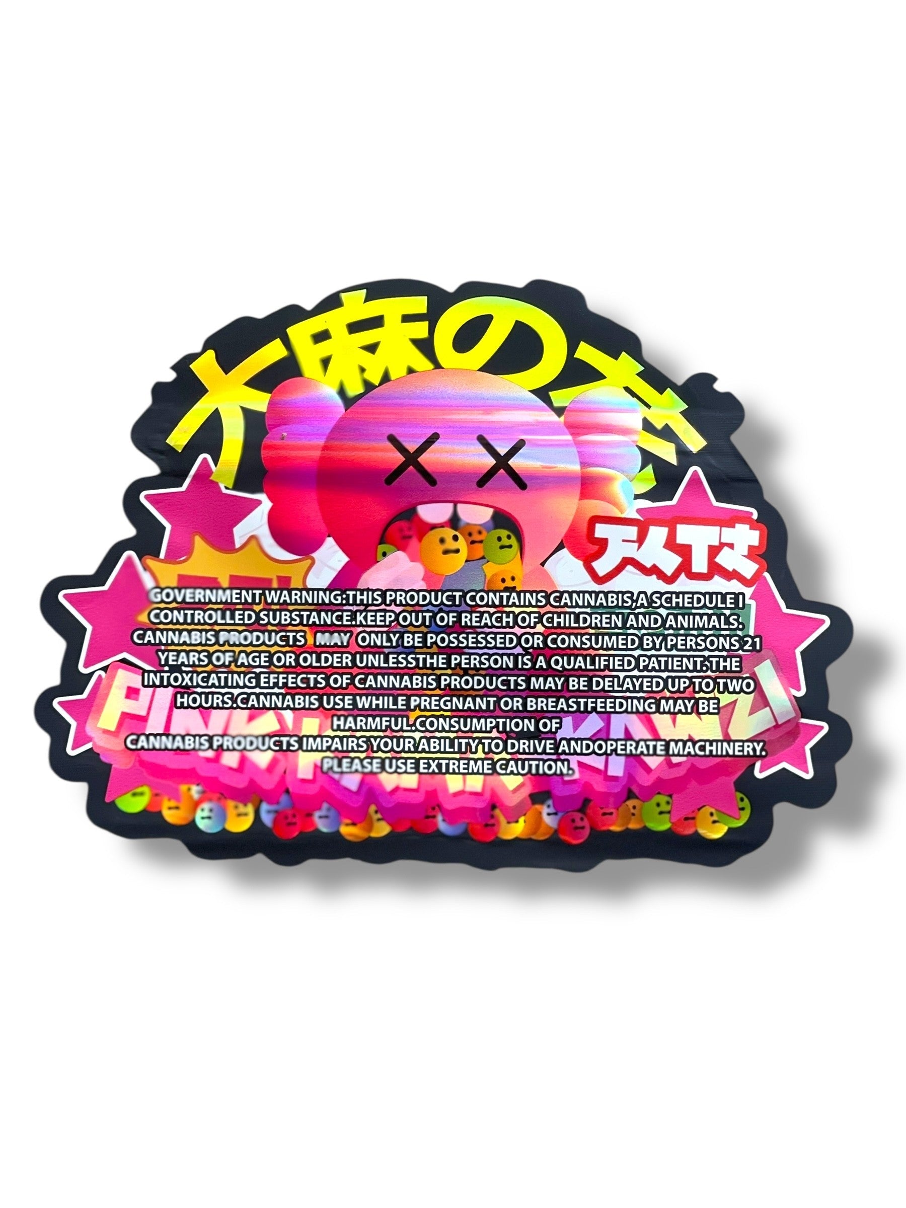 Kandy Depo Pink Kama Kawzi Mylar Bag 3.5g shape bag