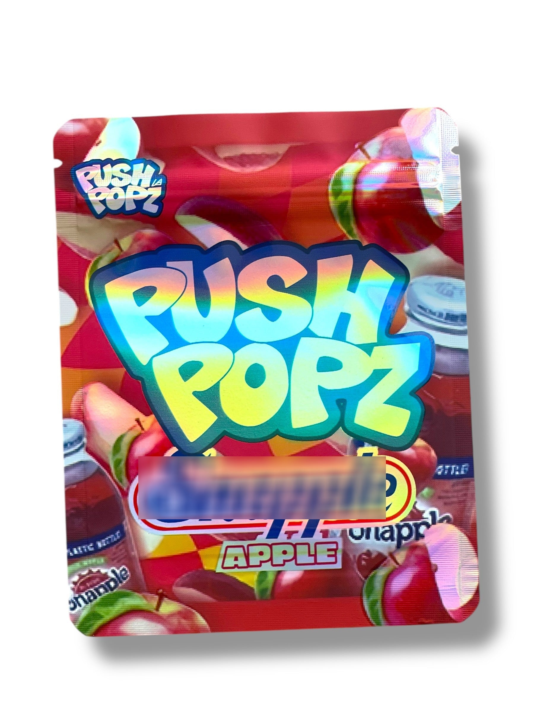 Push Popz Apple 3.5g Mylar Bag- Packaging Only