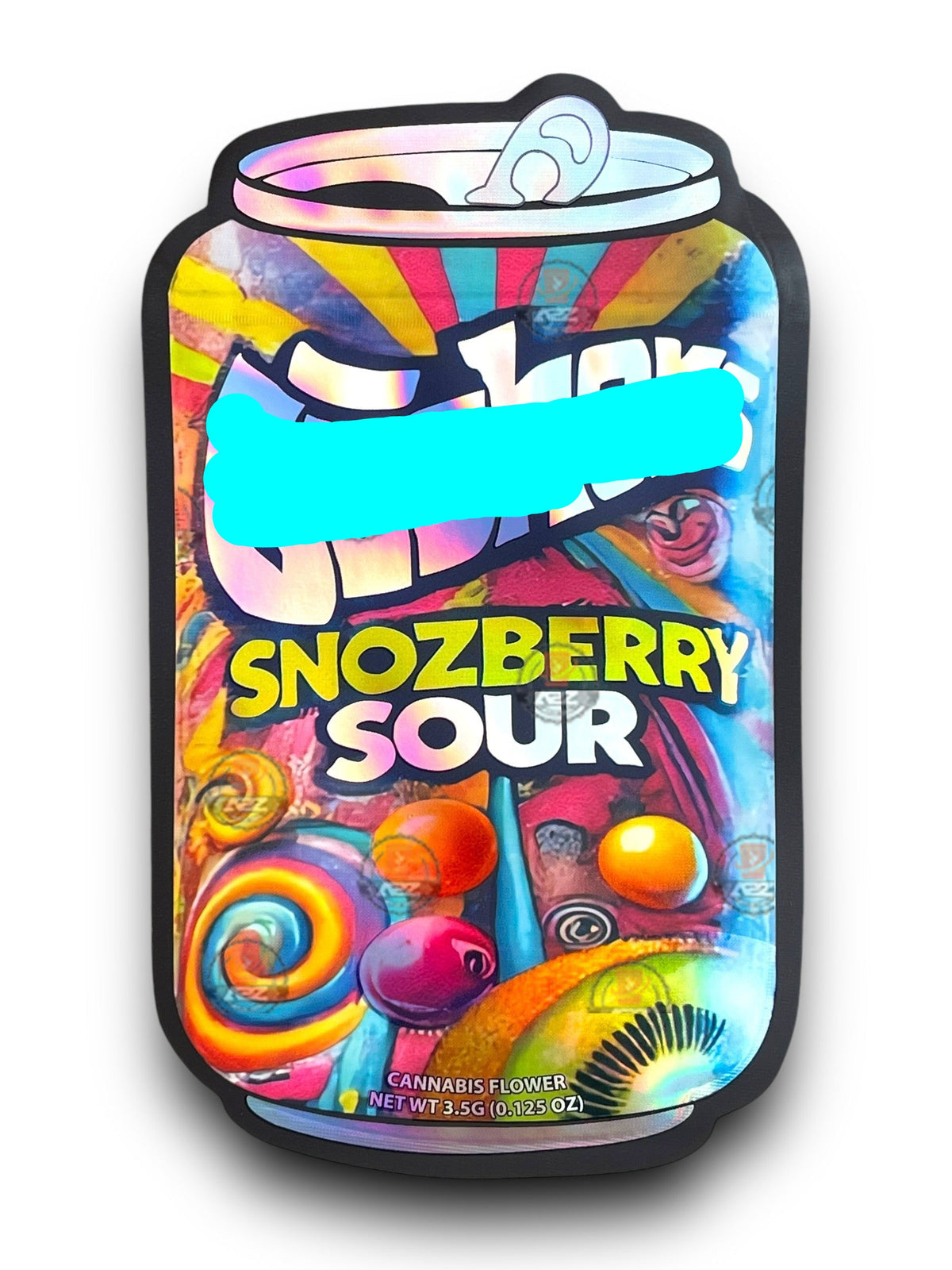 Snozeberry Sour Mylar Bags 3.5g Holographic