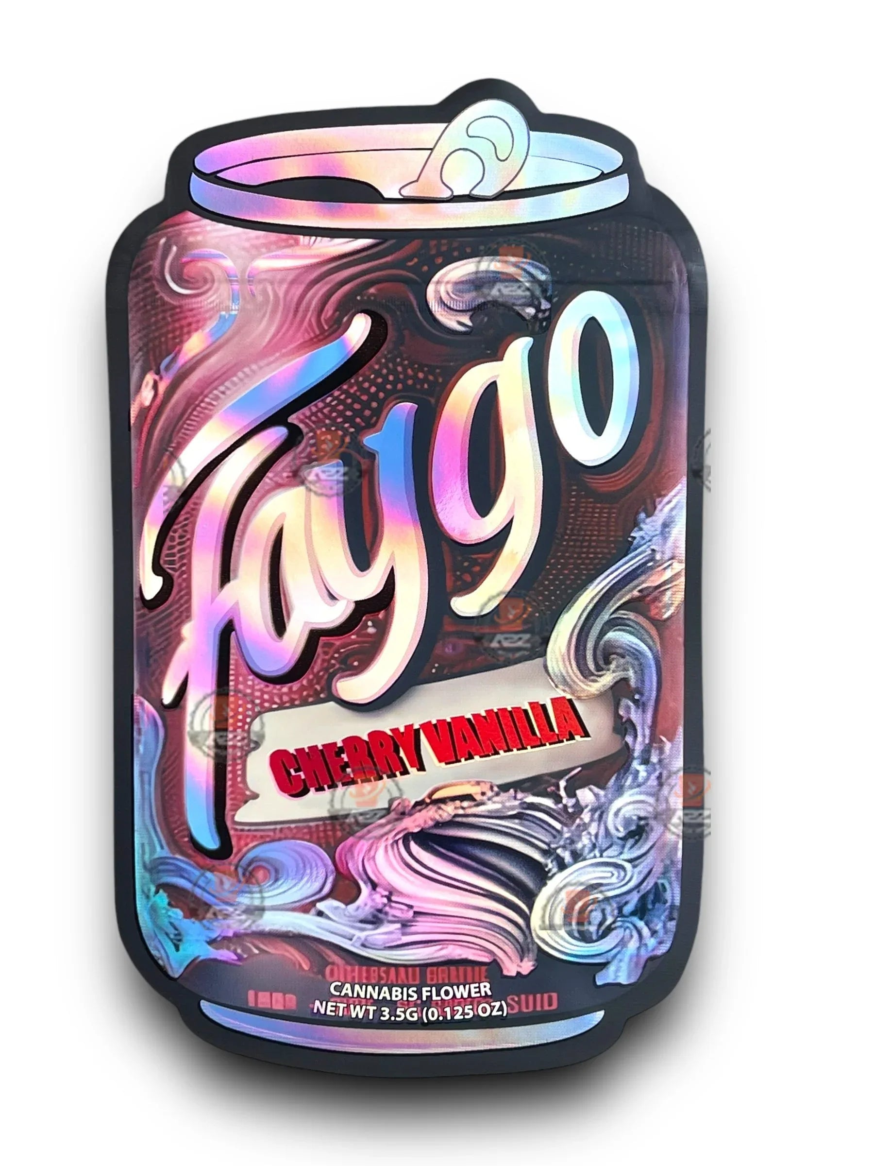 Fuego Cherry Vanilla Mylar Bags 3.5g Holographic - Black Unicorn Hub
