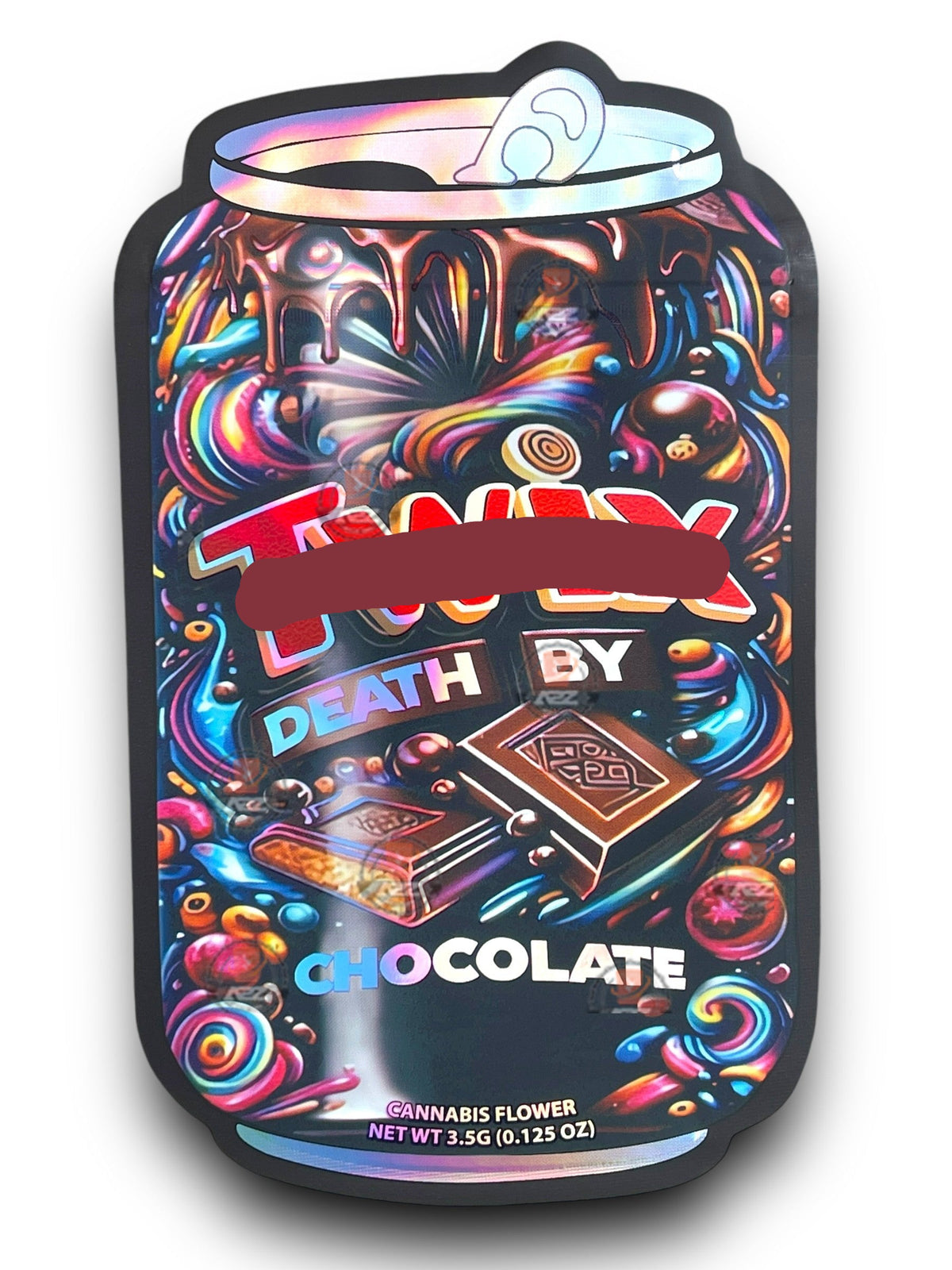 Twix Death By Chocolate Mylar Bags 3.5g Holographic