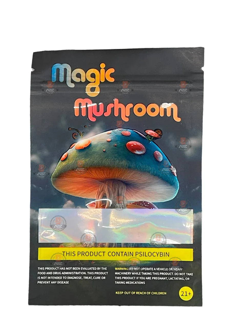 Magic Mushroom Mylar bags Empty Packaging #5 - Black Unicorn Hub