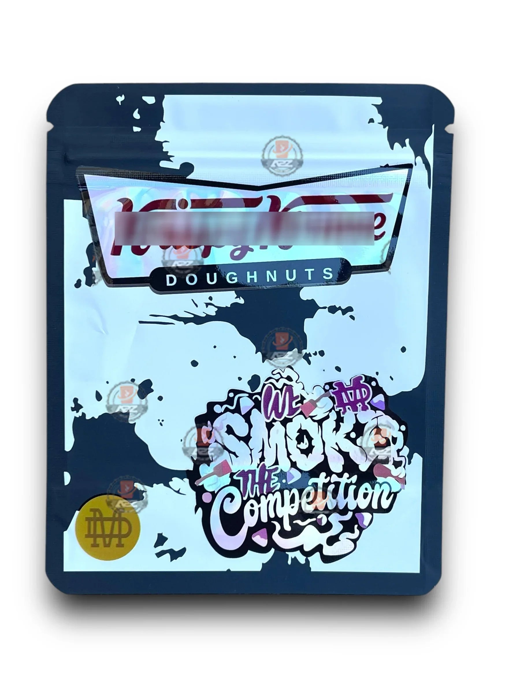 K Kreme Mylar Bags 3.5g Holographic - Black Unicorn Hub