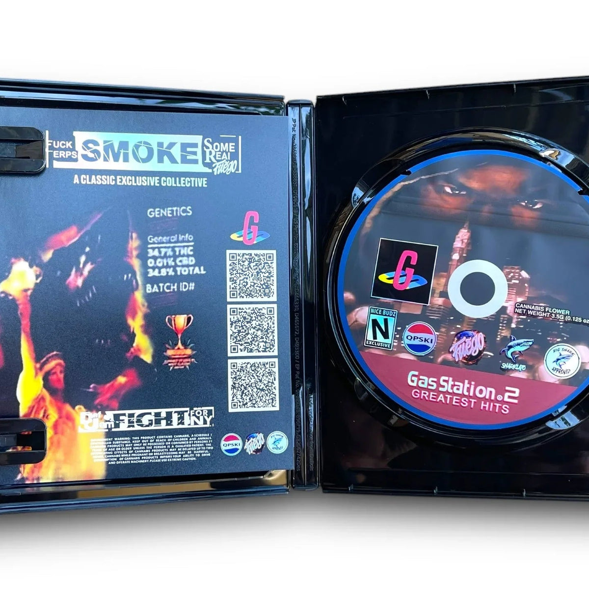 Gas Station 2 Def Jam Fight for NY CD Cases with Mylar bags 3.5g