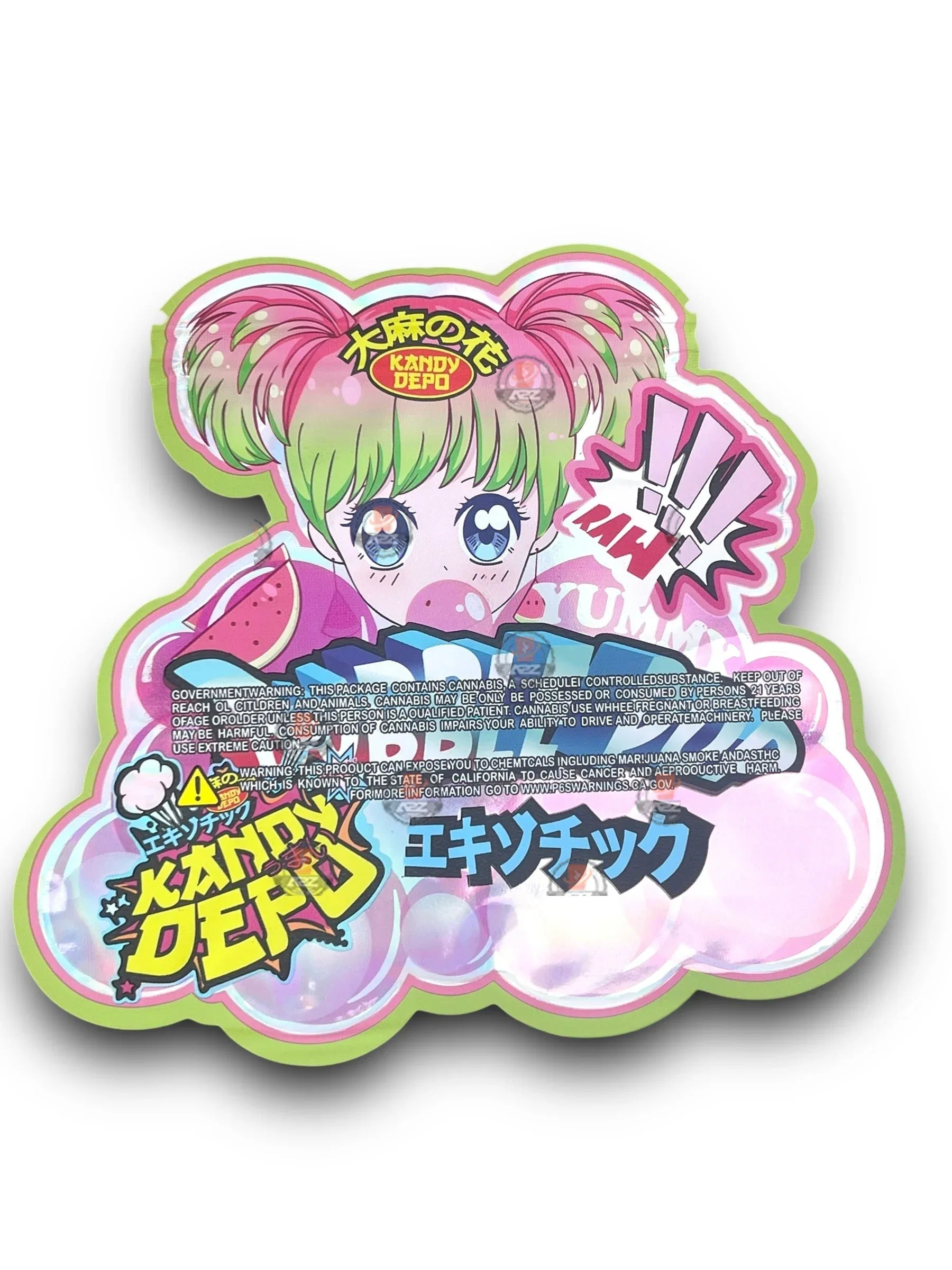 Kandy Depo Dubble POP Mylar Bags with Boxes 3.5g Box Packaging Holographic - Black Unicorn Hub