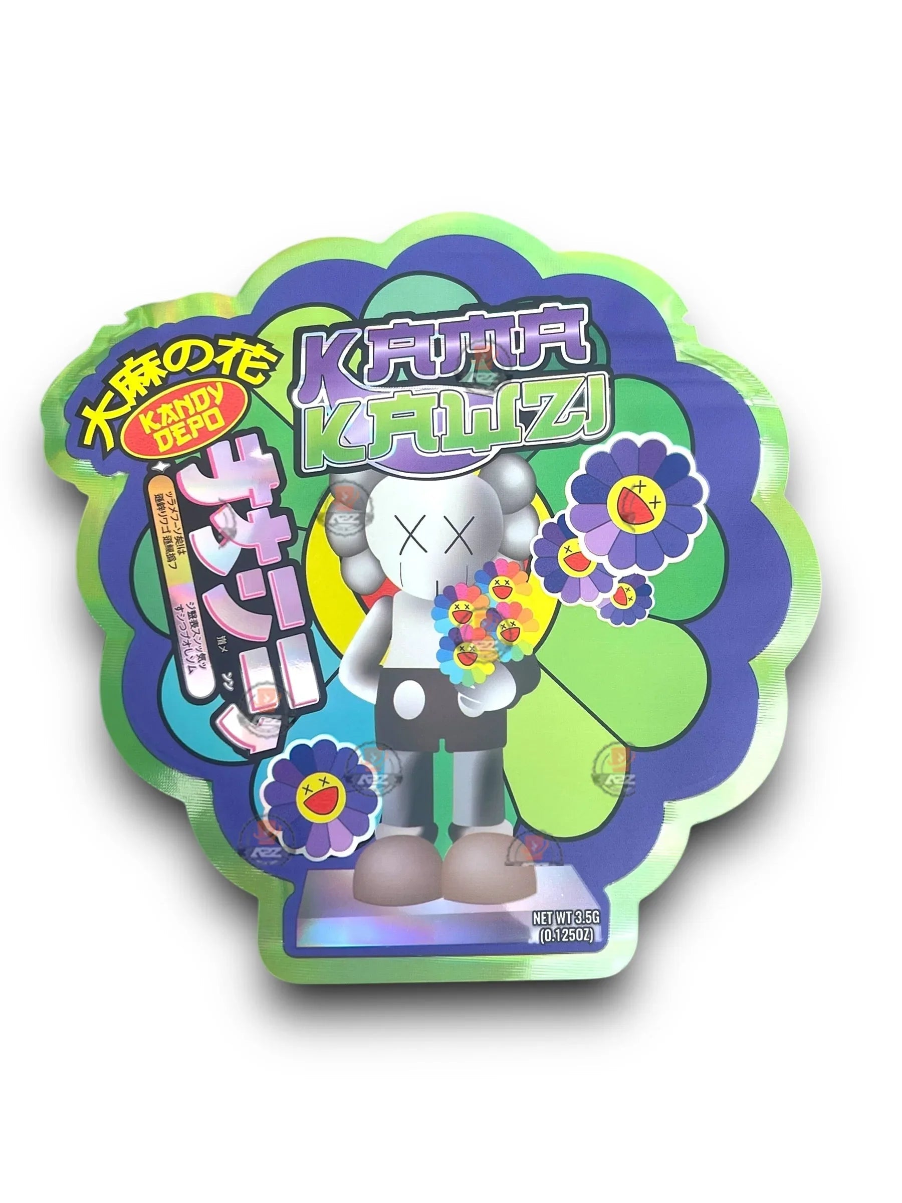 Kandy Depo Kama Kawzi Mylar Bags with Boxes 3.5g Box Packaging Holographic - Black Unicorn Hub