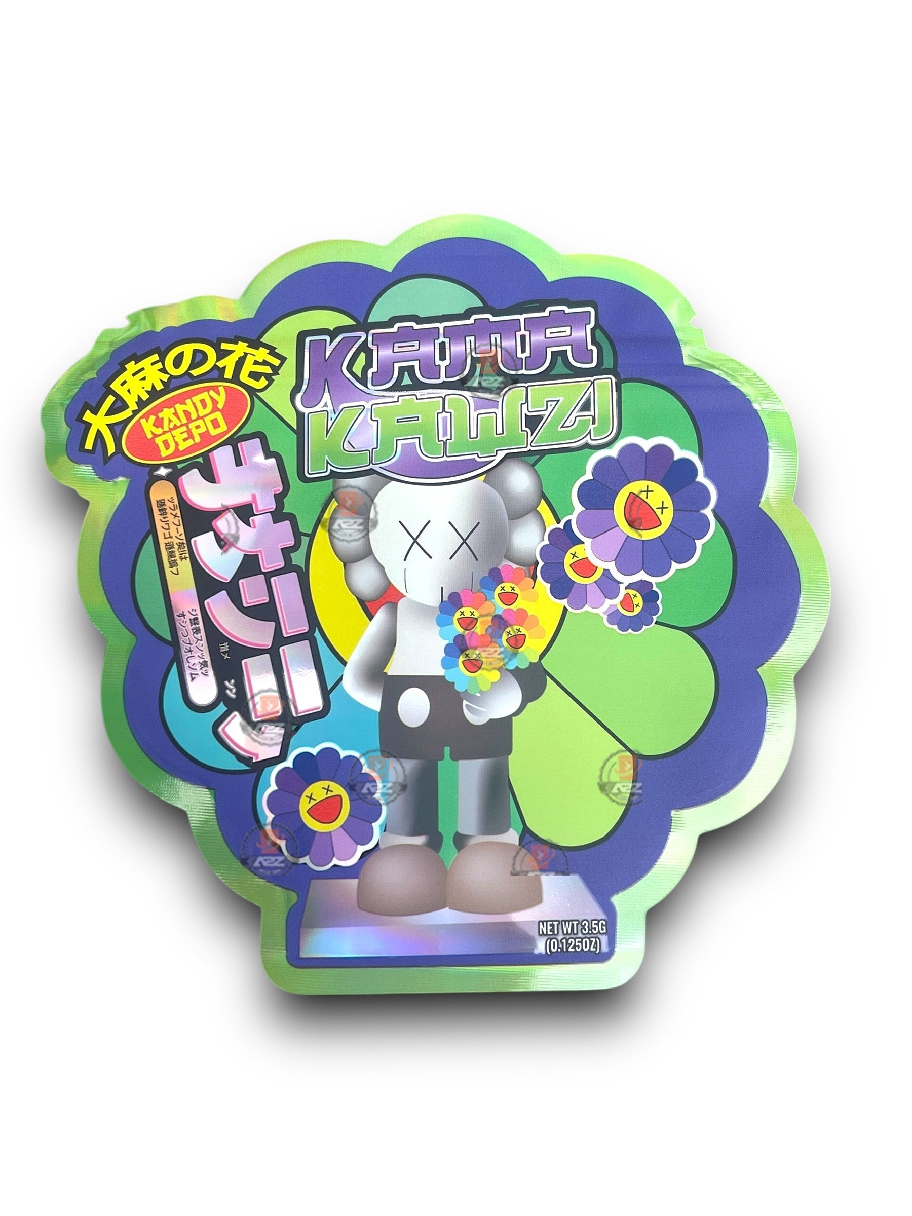Kandy Depo Kama Kawzi Mylar Bags with Boxes 3.5g Box Packaging Holographic
