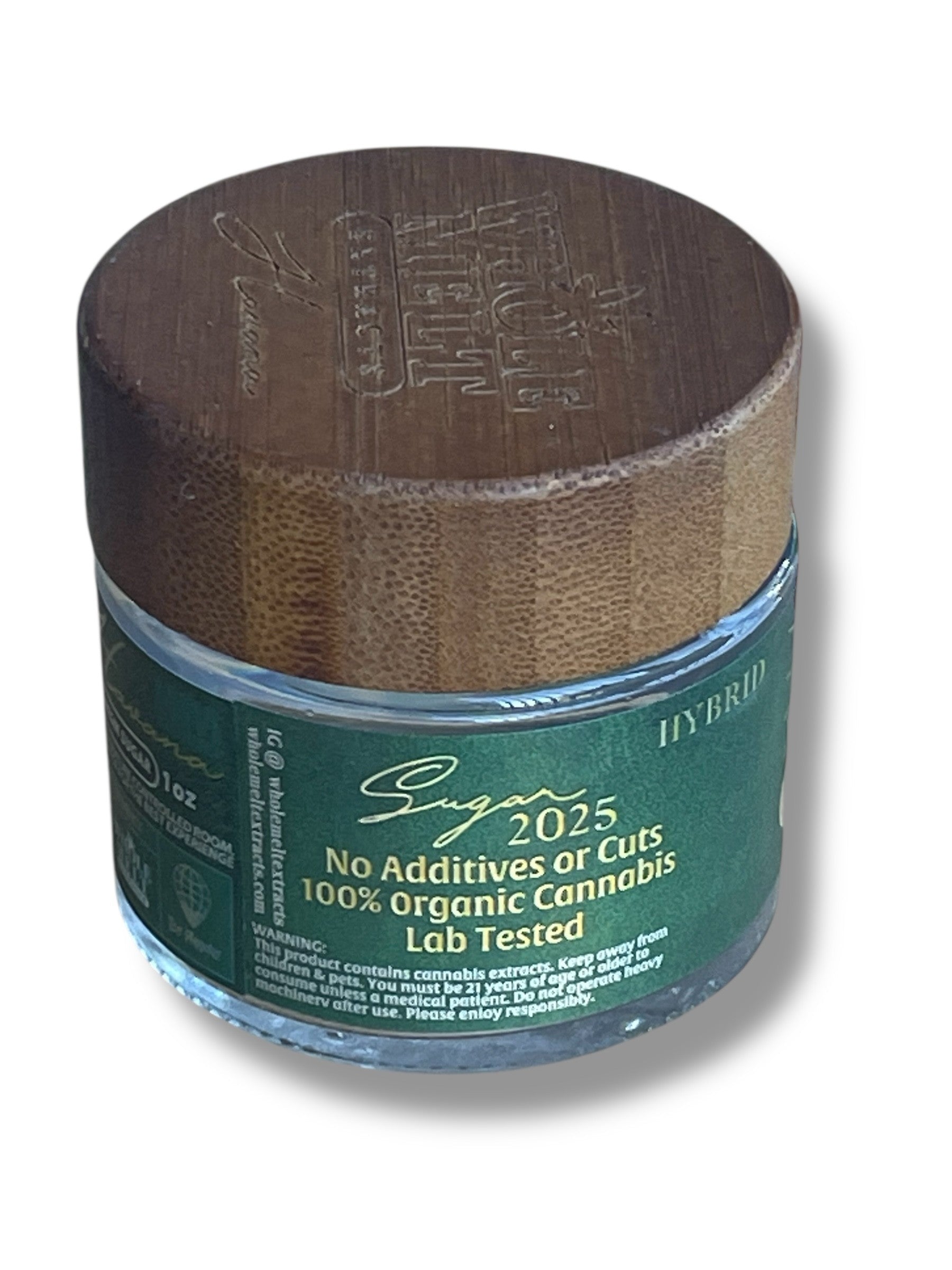 Whole Melt Havana 1oz Glass Jars - Varity Pack 16 Strains in box Empty Jars