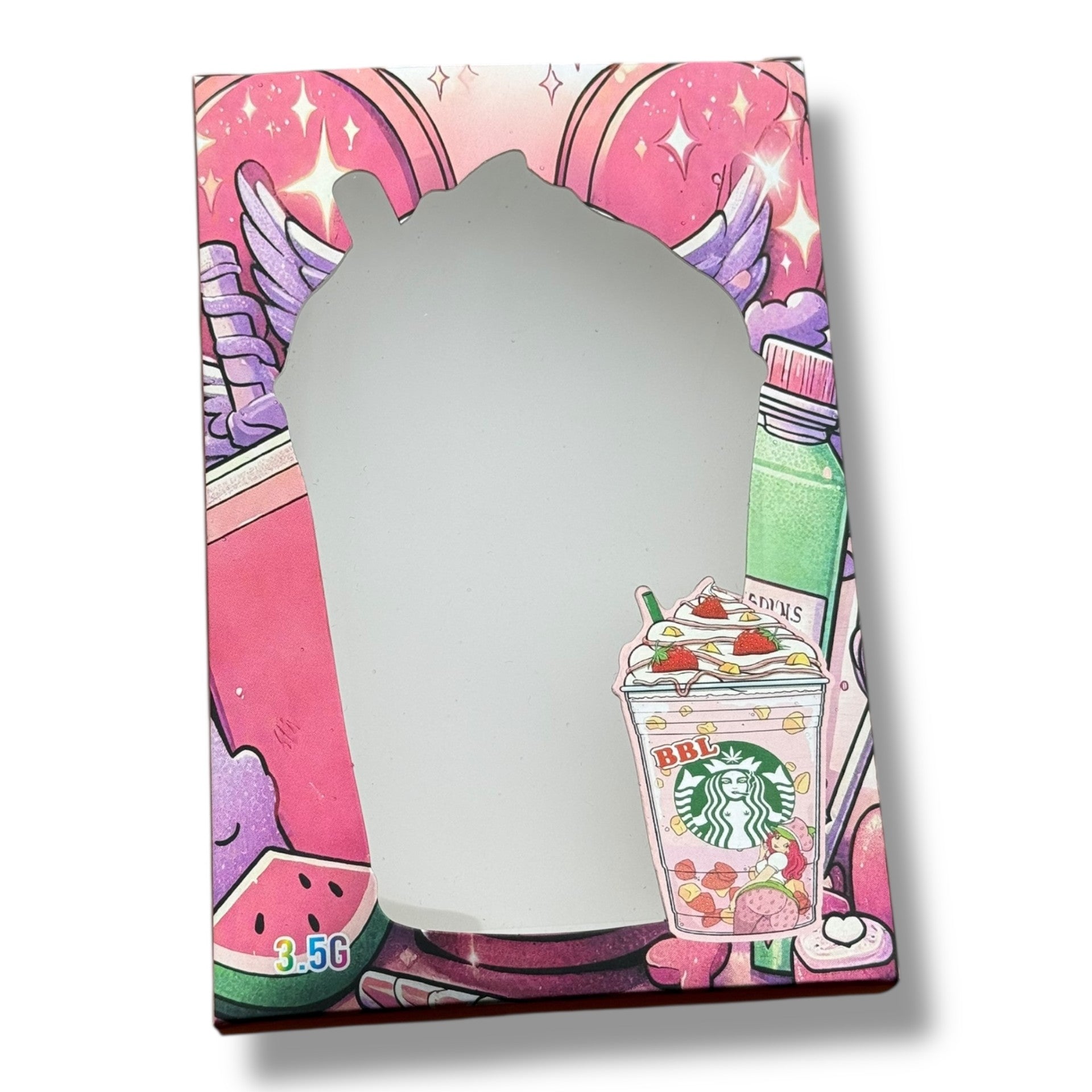 BBL 3.5g Mylar Bags & Boxes with Window