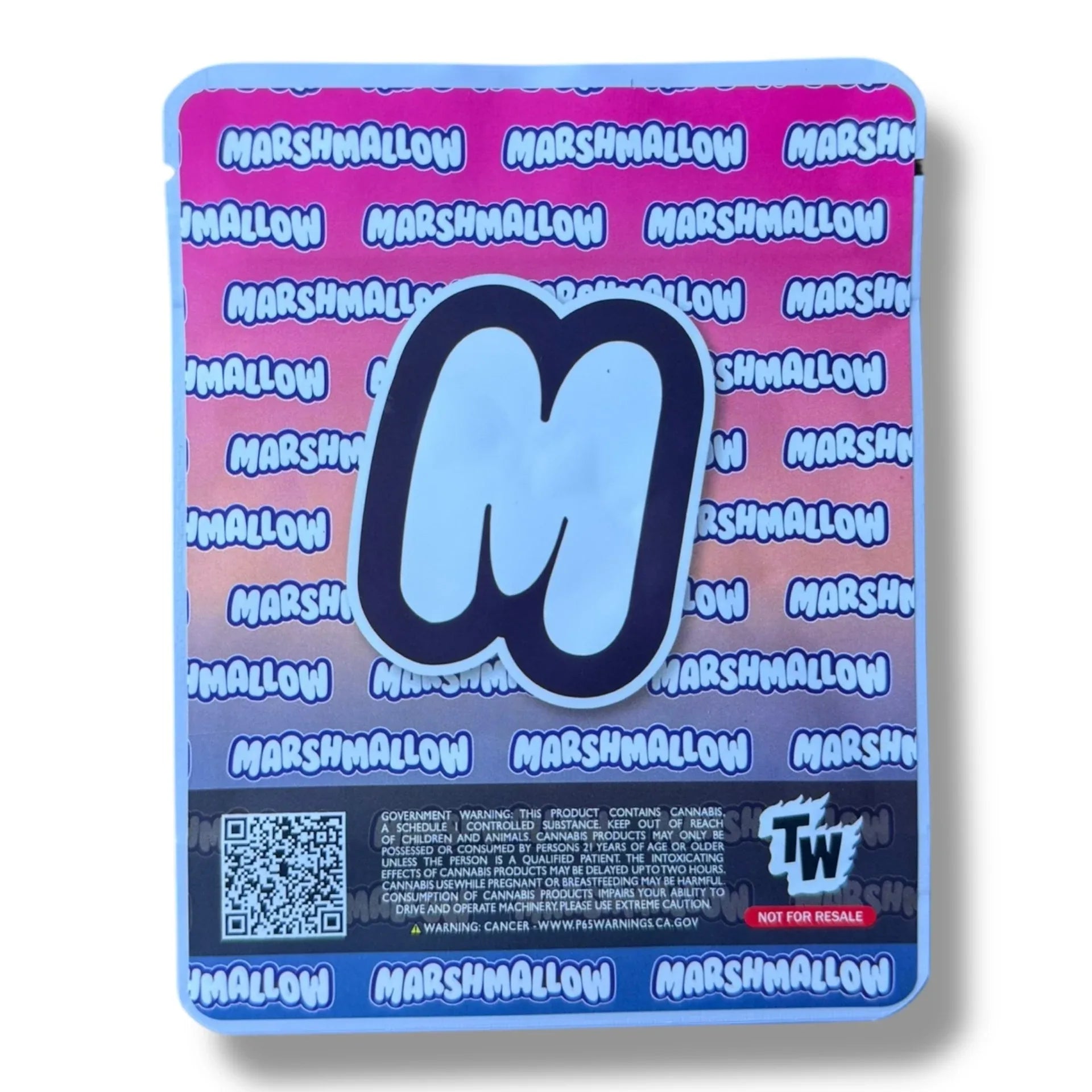 Sprinklez Sugar Marshmallow 3.5G Mylar Bags -With stickers and label - Black Unicorn Hub