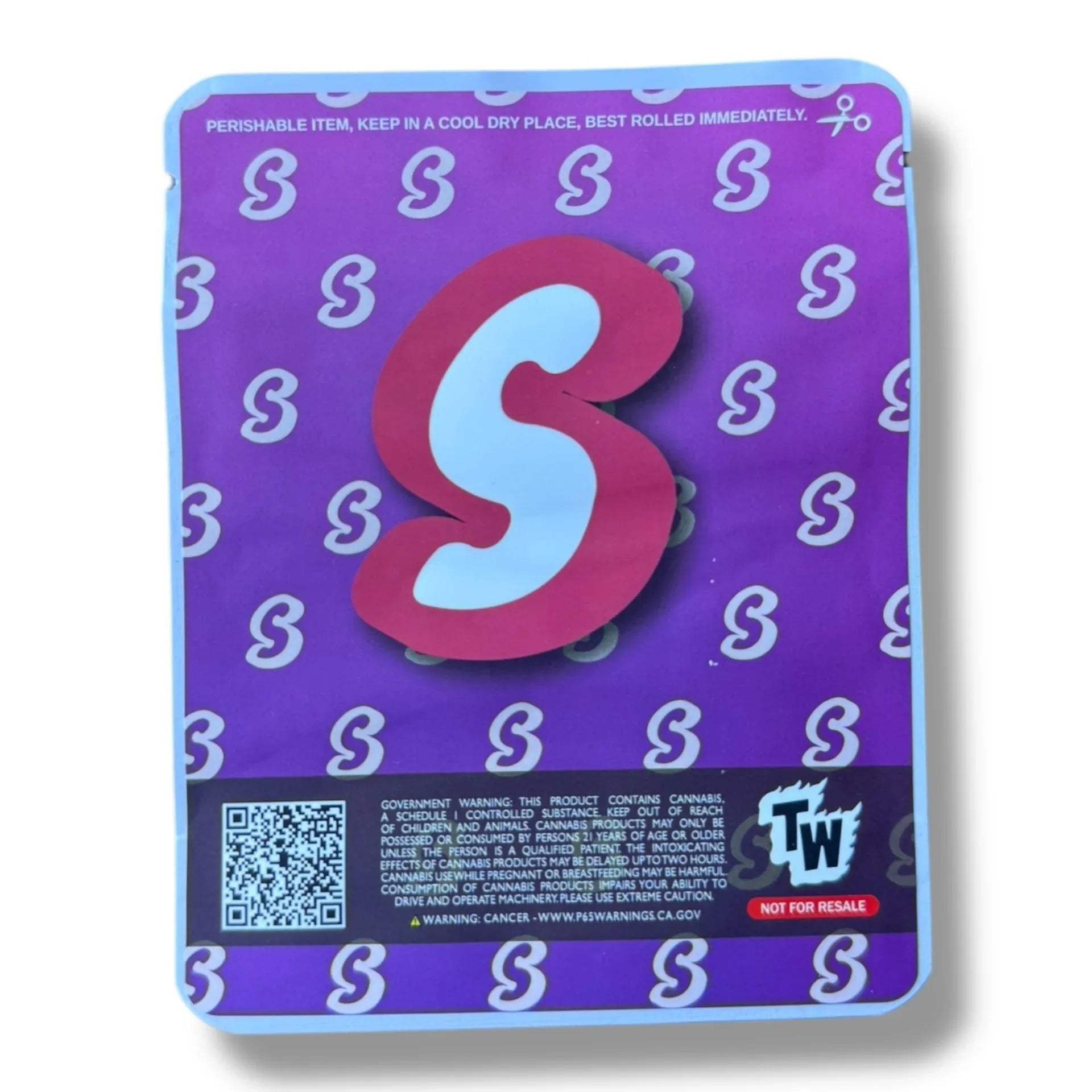 Sprinklez Dazzle Bomb Crumble 3.5G Mylar Bags -With stickers and label - Black Unicorn Hub